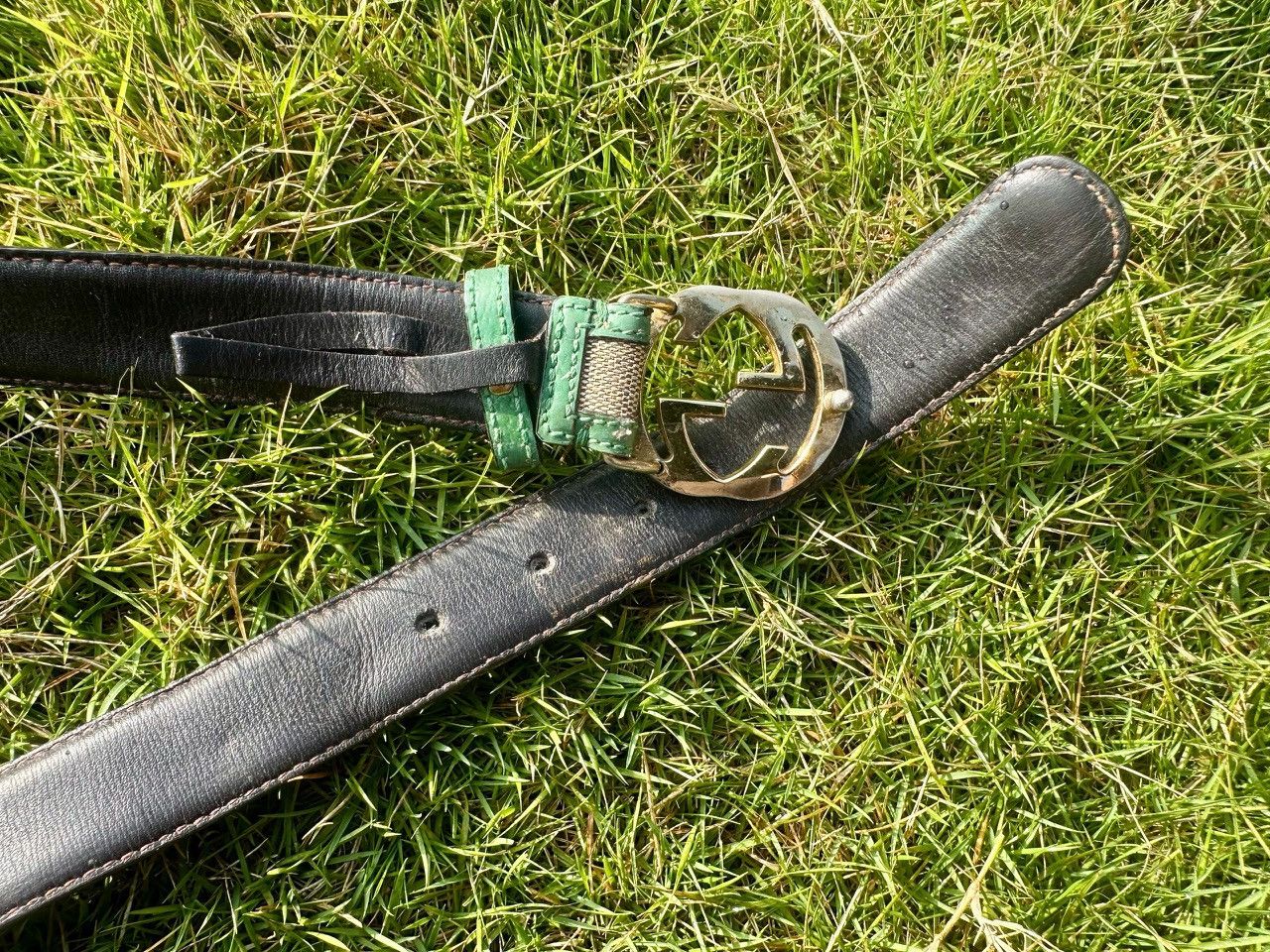 Gucci Authentic Gucci GG Supreme Interlocking Logo Buckle Belt Size ONE SIZE - 5 Thumbnail