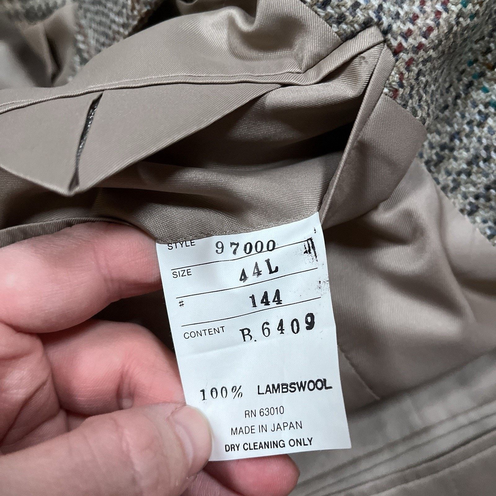 Britches Britches Lambswool Made in Japan Blazer Sport Coat 44L Plaid Size 44L - 5 Thumbnail