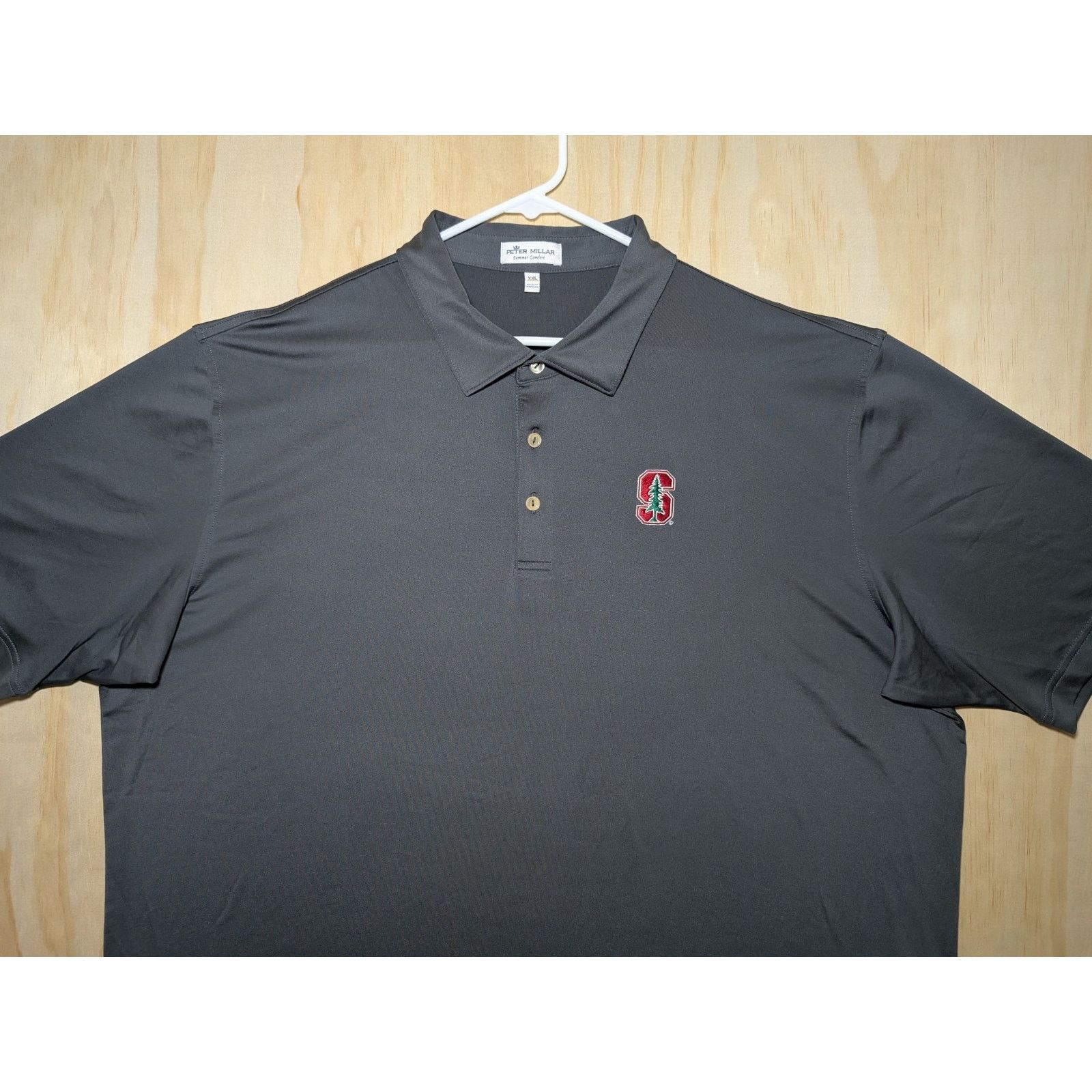 Peter Millar Peter Millar Men's XXL Stanford Cardinal Polo Summer Comfort Size US XXL / EU 58 / 5 - 3 Thumbnail