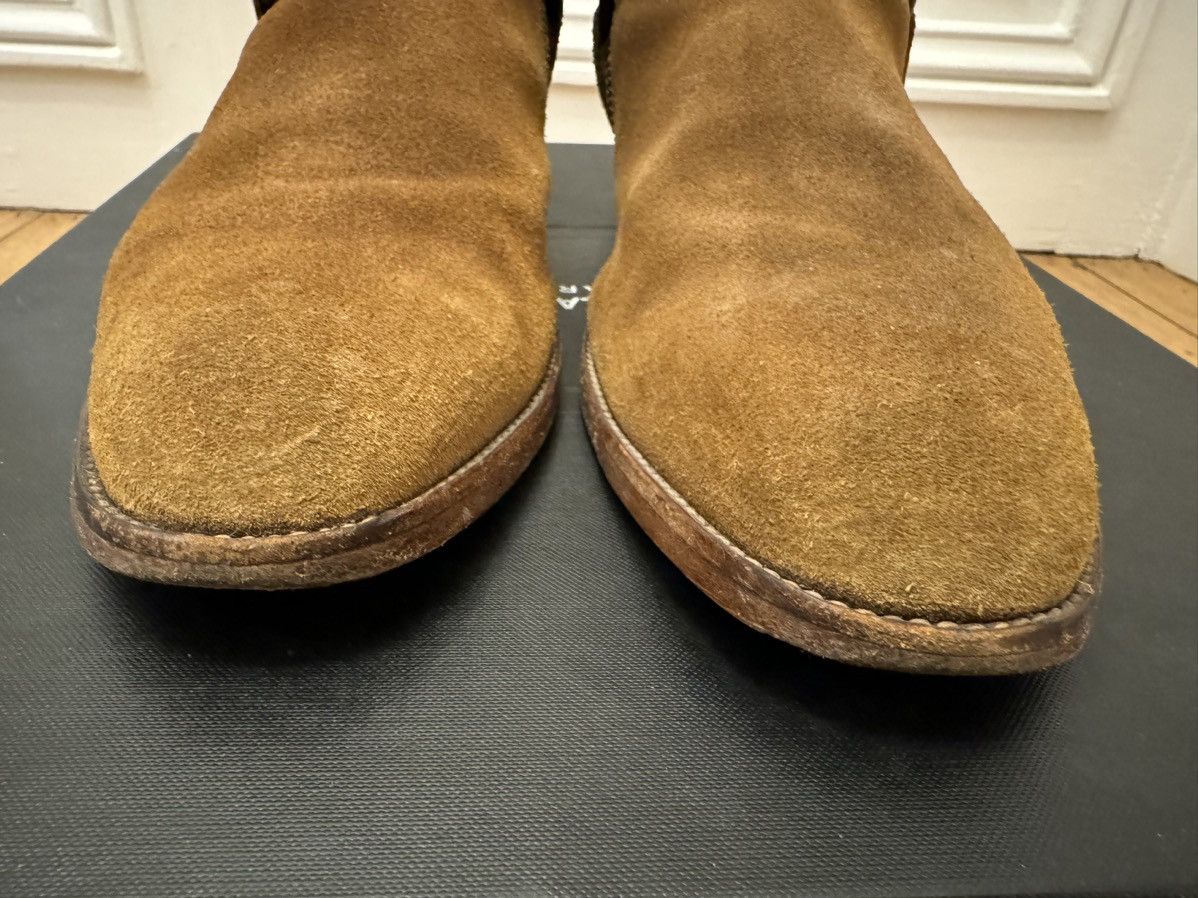 Hedi Slimane × Saint Laurent Paris Saint Laurent Wyatt Harness Boots in Ochre Size US 8.5 / EU 41-42 - 2 Thumbnail