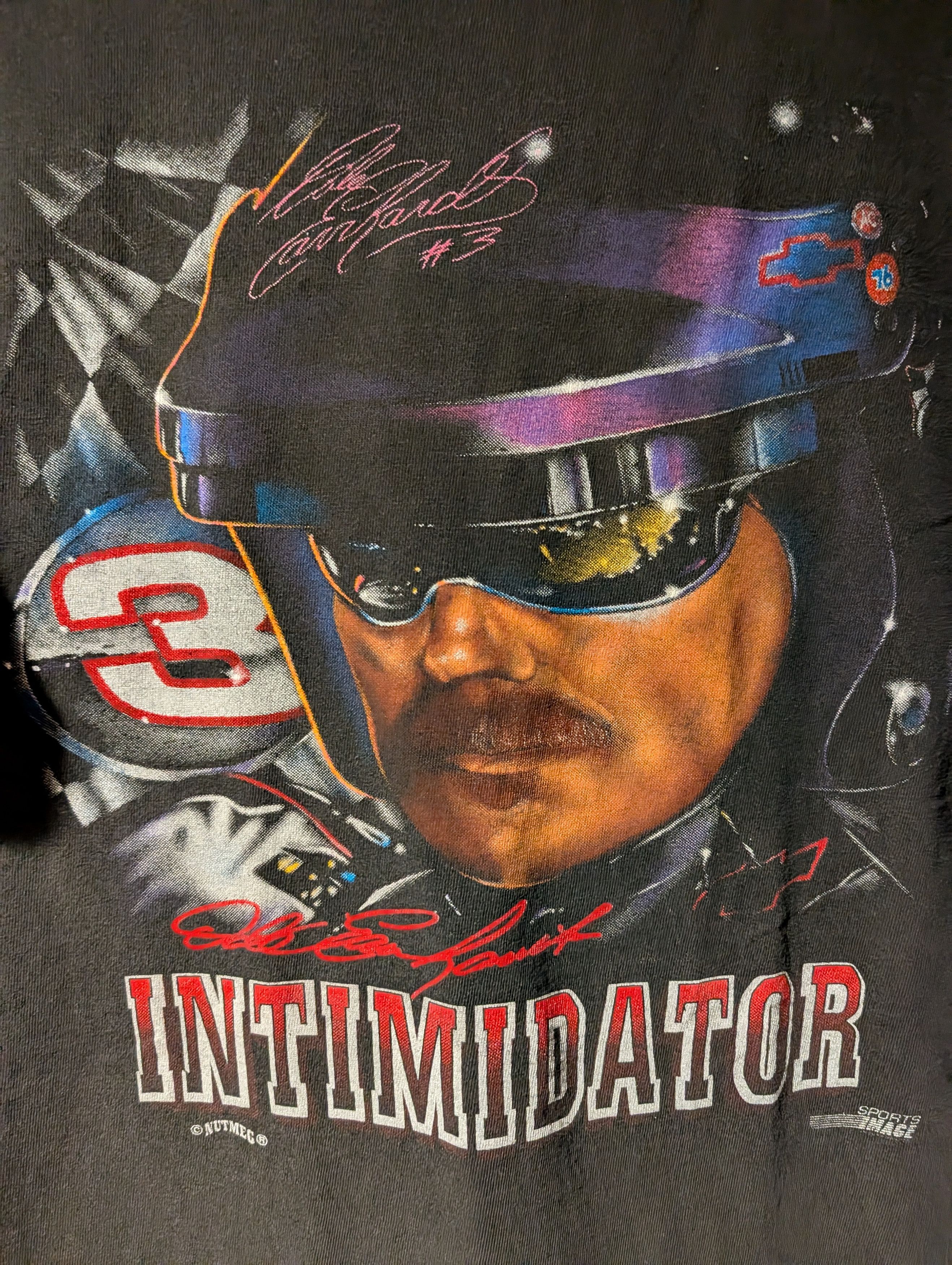 NASCAR Vintage NASCAR Shirt Dale Earnhardt The Intimidator Racing Size US M / EU 48-50 / 2 - 2 Thumbnail