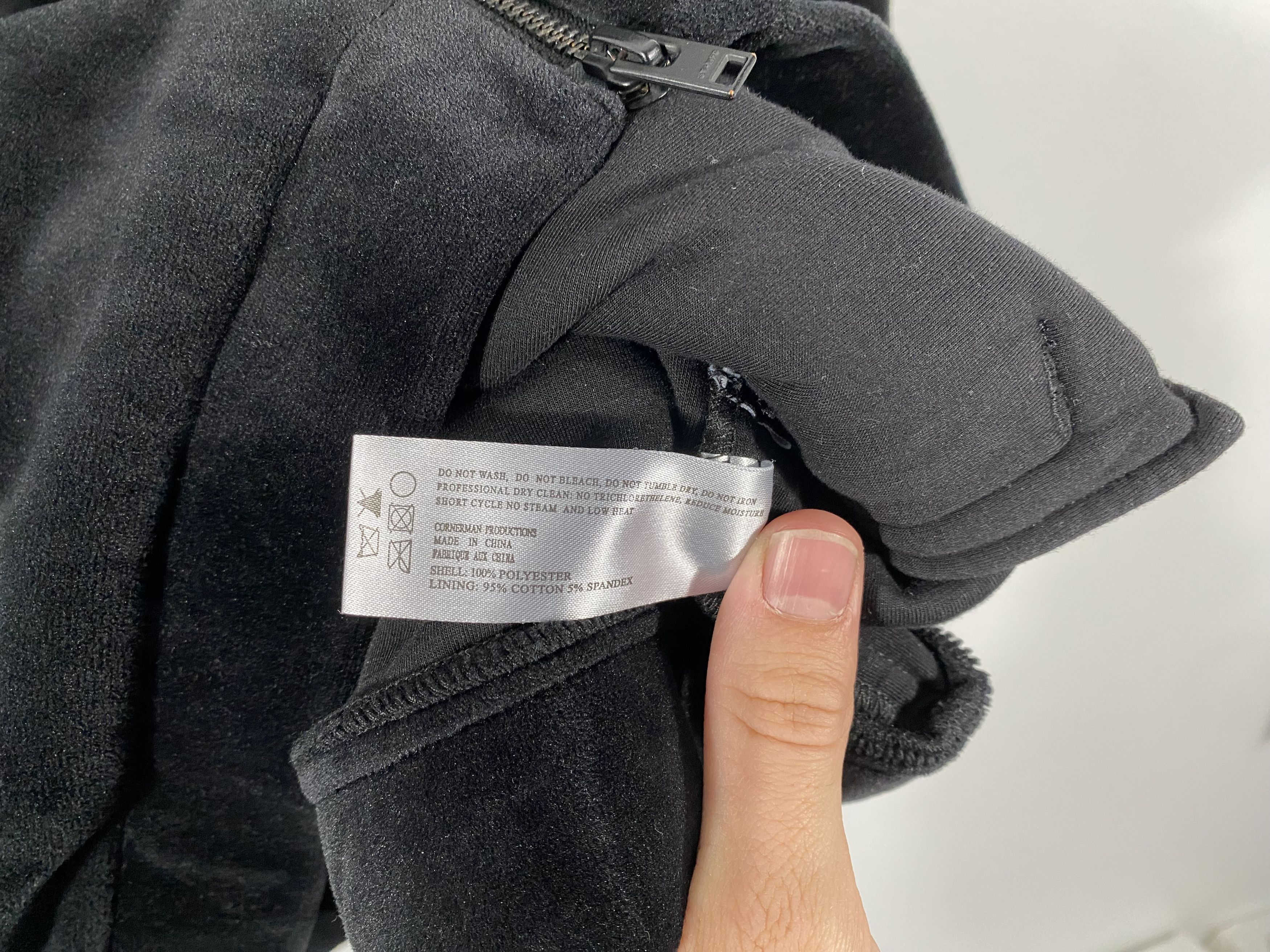 Stampd Stampd LA Heavy Velour Track Jacket black / gray Size US M / EU 48-50 / 2 - 6 Thumbnail