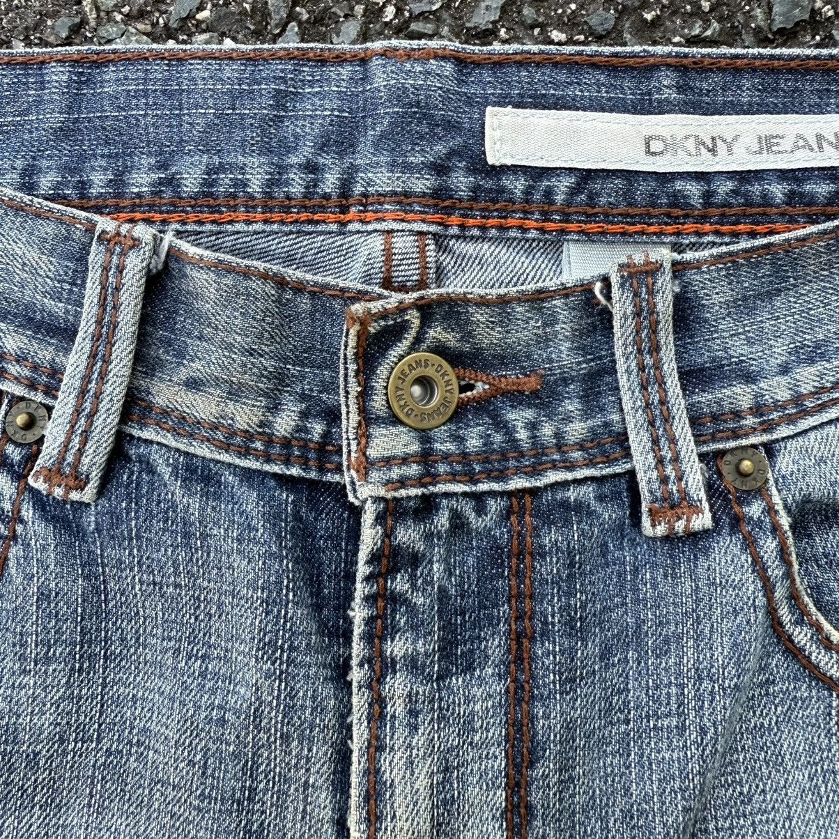 DKNY × Jean × Vintage VINTAGE DKNY JEAN RIPPEP STRAIGHT FADED DENIM PANTS Size US 33 - 4 Thumbnail