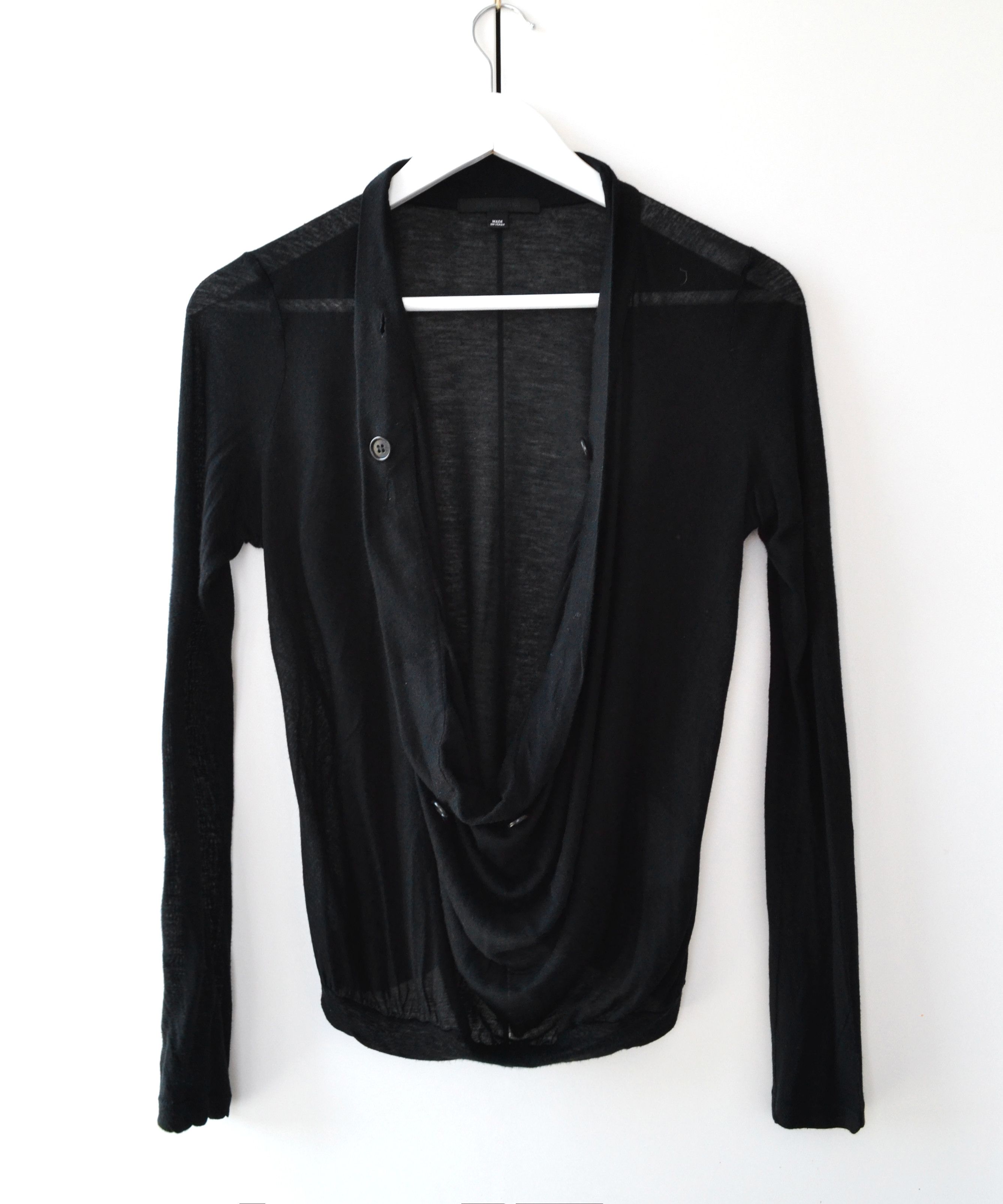Helmut Lang Helmut Lang Sweater Black Transformer Neck 2005 Size S / US 4 / IT 40 - 6 Thumbnail