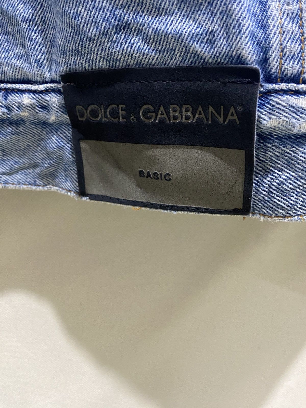 Dolce & Gabbana Vtg Dolce & Gabbana Denim Lining Sherpa Jacket Distressed Size US M / EU 48-50 / 2 - 10 Thumbnail