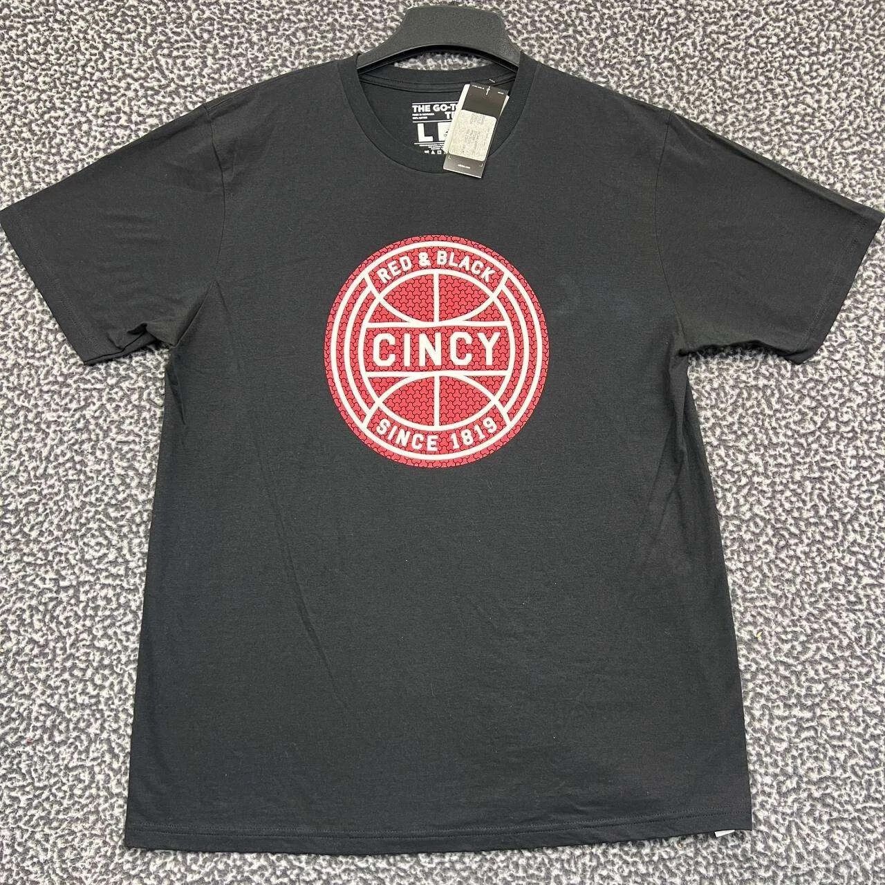 Adidas Cincy Red & Black Shirt Men Short Sleeve Crew Neck Cotton L Size US L / EU 52-54 / 3 - 1 Thumbnail