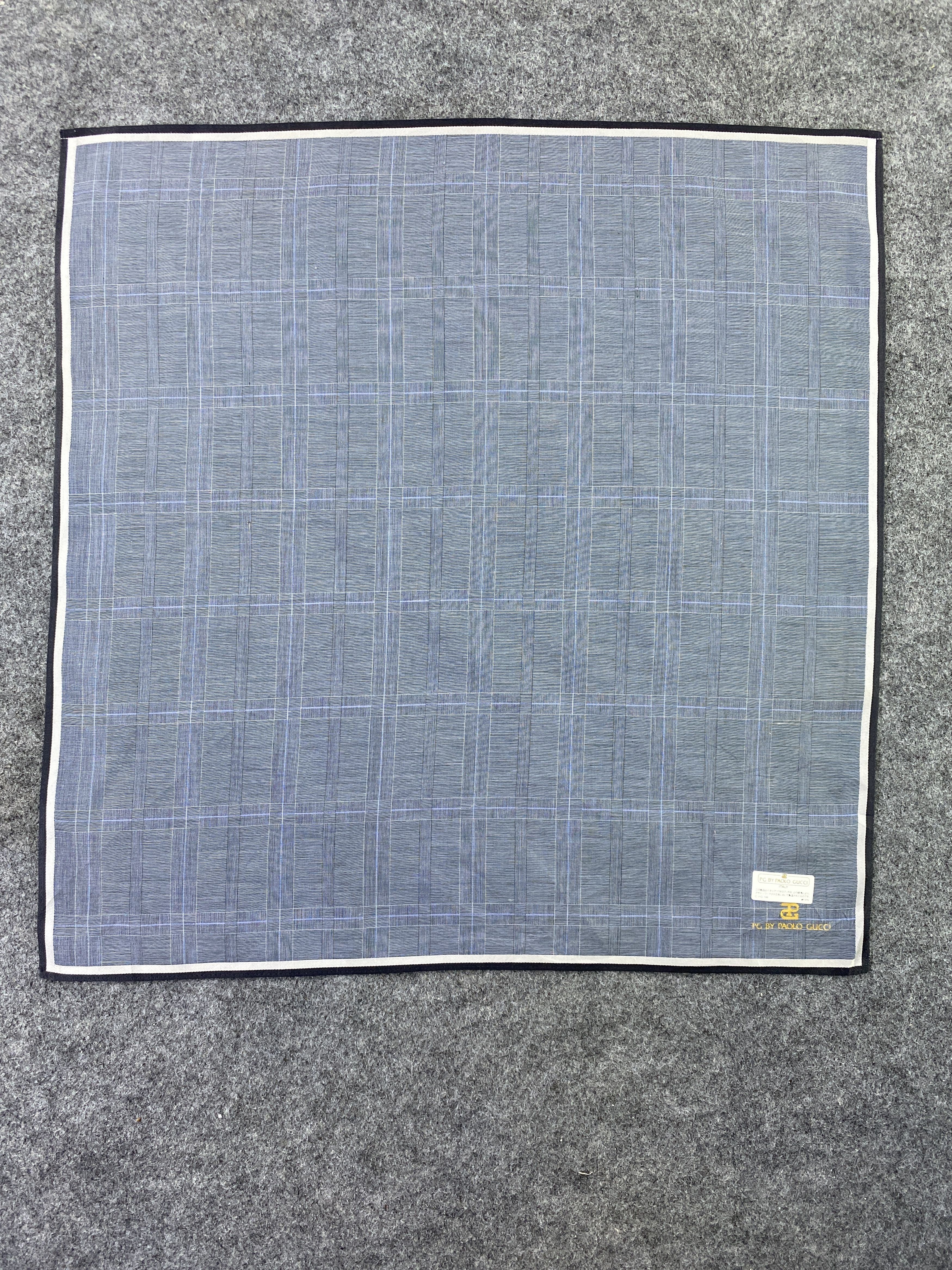 Paolo Gucci × Vintage Paolo Gucci Handkerchief / Bandana / Neckerchief-B214 Size ONE SIZE - 3 Thumbnail