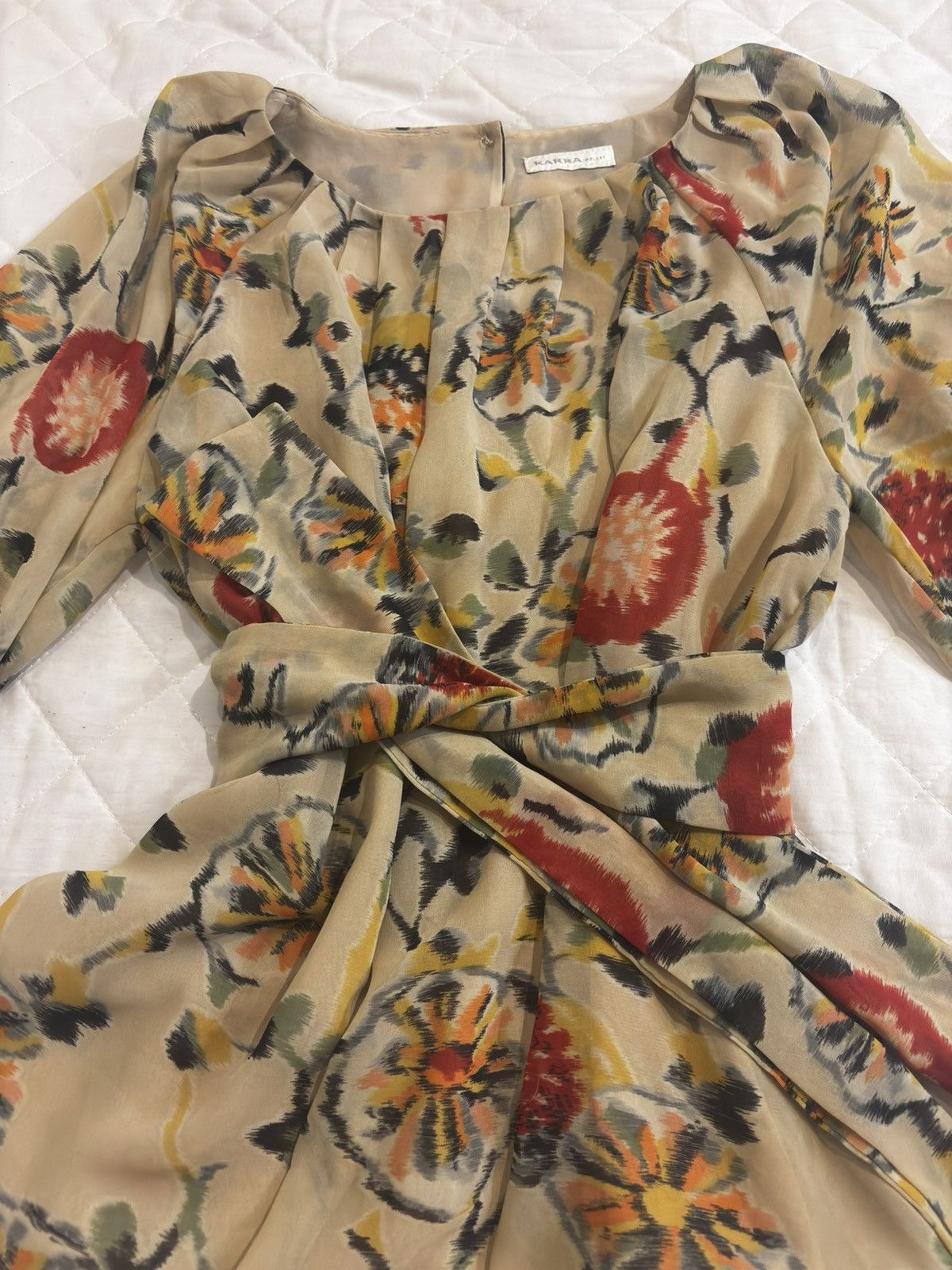 Other Floral Chiffon Blouse.wt051 Size S / US 4 / IT 40 - 9 Thumbnail