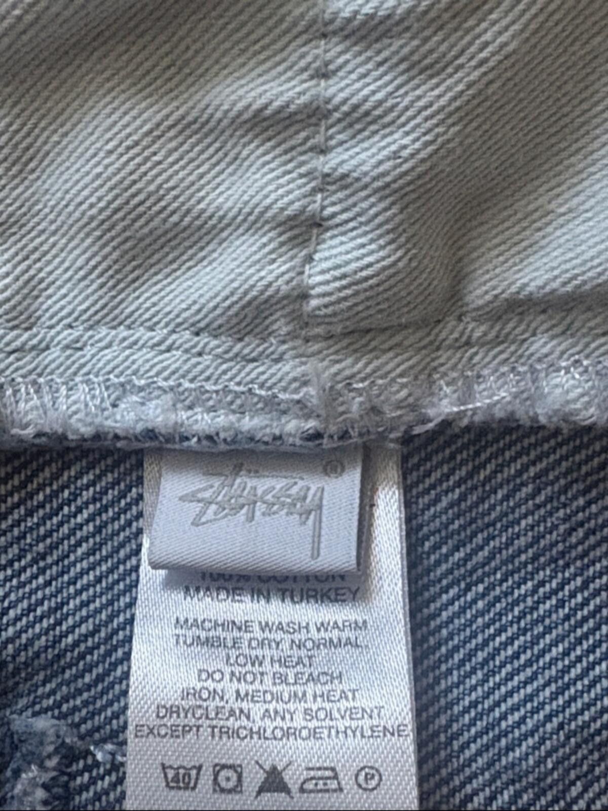 Stussy Stüssy Big Ol' Y2K Jean Denim Shorts -Medium Stone Wash Size US 32 / EU 48 - 12 Thumbnail