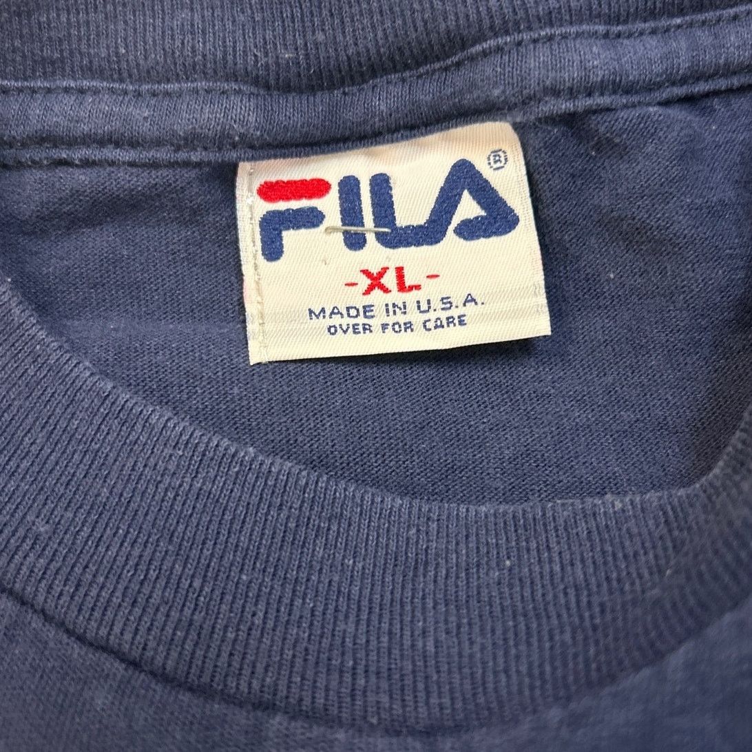 Fila FILA Mens XL Flag USA Branson MO Cotton Short Sleeve Shirt Size US XL / EU 56 / 4 - 4 Thumbnail