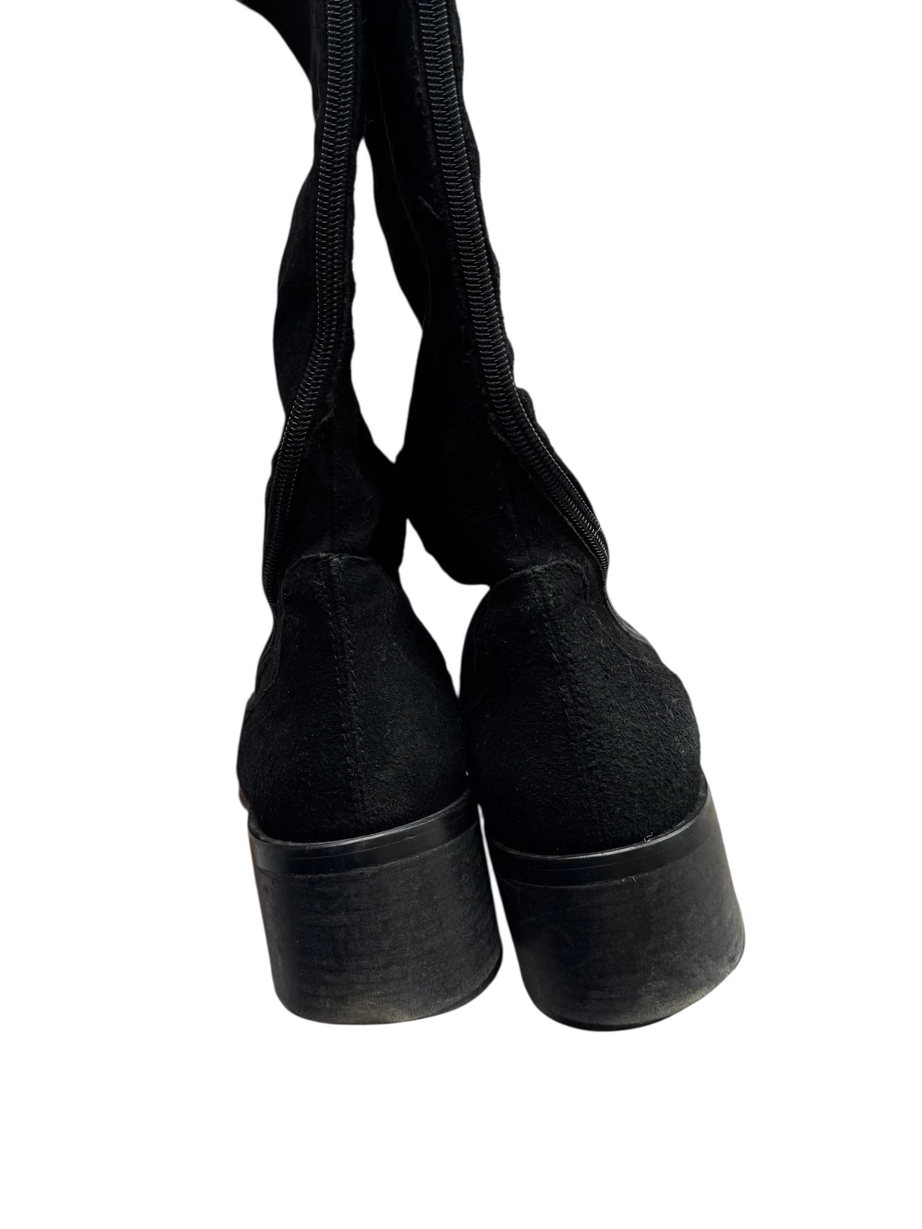Other Y2K Suede Boots(V217) Size US 9.5 / EU 42-43 - 5 Thumbnail