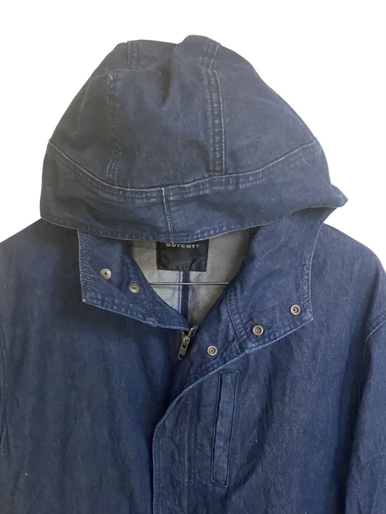 If Six Was Nine Boycott Long Denim FishTail Parka Hoodie Size US M / EU 48-50 / 2 - 3 Thumbnail