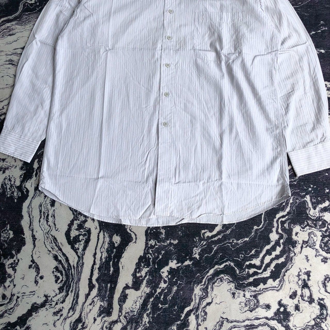 Yves Saint Laurent Vintage 90s Yves Saint Laurent Striped Shirt Size US XL / EU 56 / 4 - 3 Thumbnail