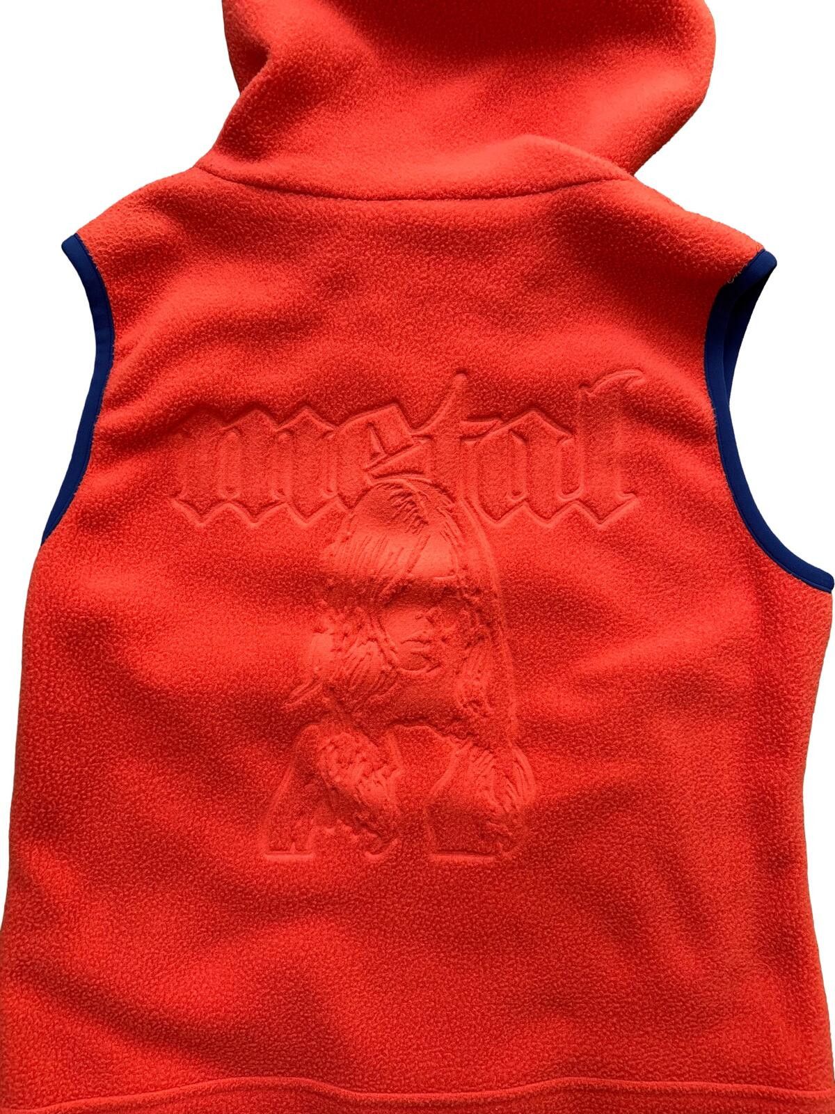 Hysteric Glamour Hysteric Glamour Embossed Fleece Vest Hoodie Orange S Size US S / EU 44-46 / 1 - 3 Thumbnail