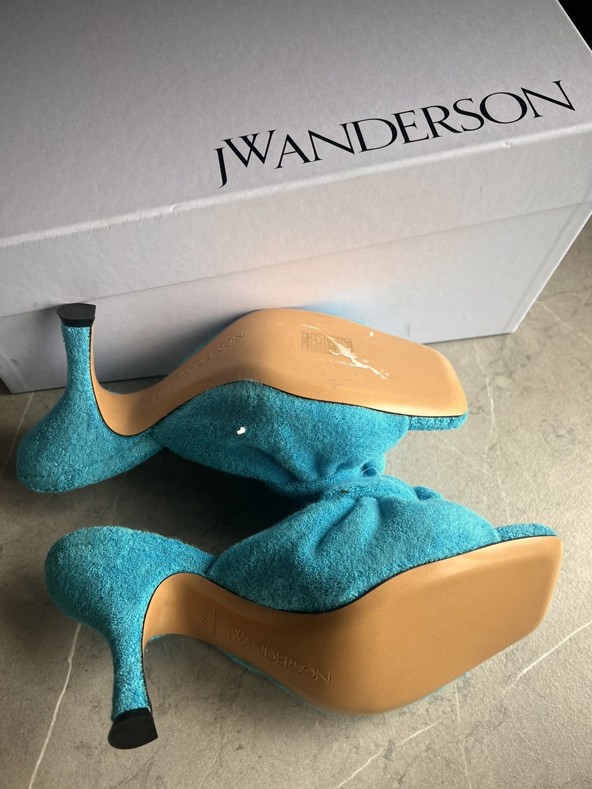 JW Anderson JW Anderson Knot Heel Mule Sandal Size US 8.5 / IT 38.5 - 8 Thumbnail