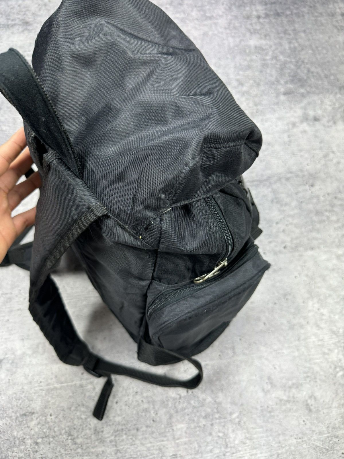 Nike × Vintage Vintage Nike 90’s Y2K Swoosh Logo Drill Archive Backpack Bag Size ONE SIZE - 8 Thumbnail