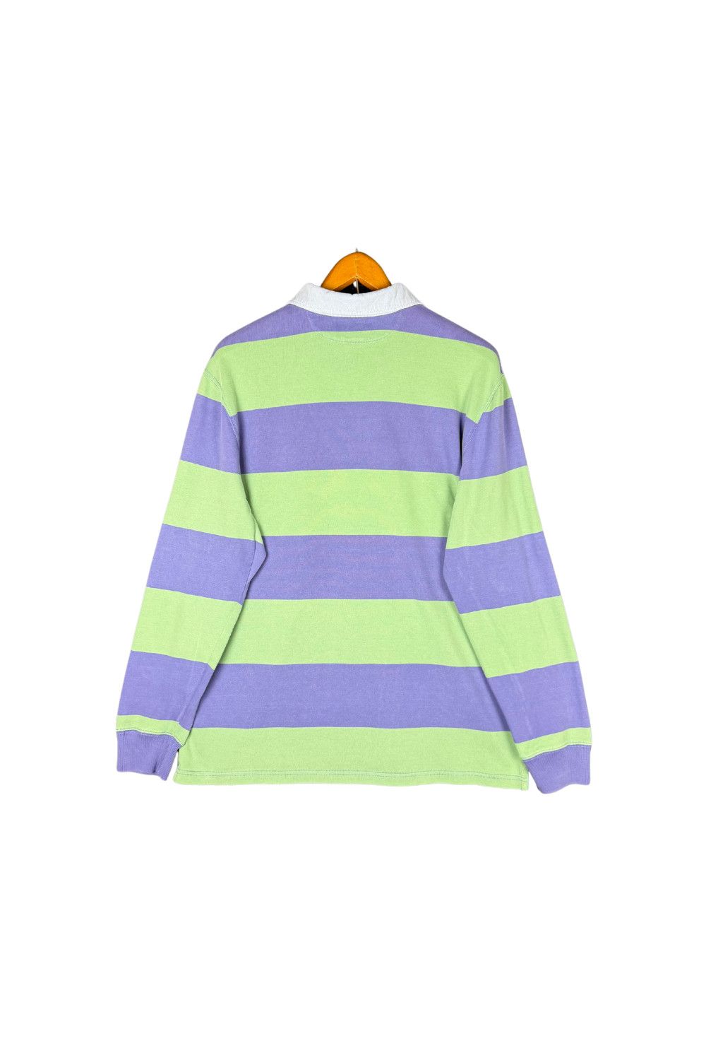 Polo Ralph Lauren Polo Ralph Lauren Pheasant Embroidery Stripe Rugby Shirt Size US M / EU 48-50 / 2 - 2 Thumbnail