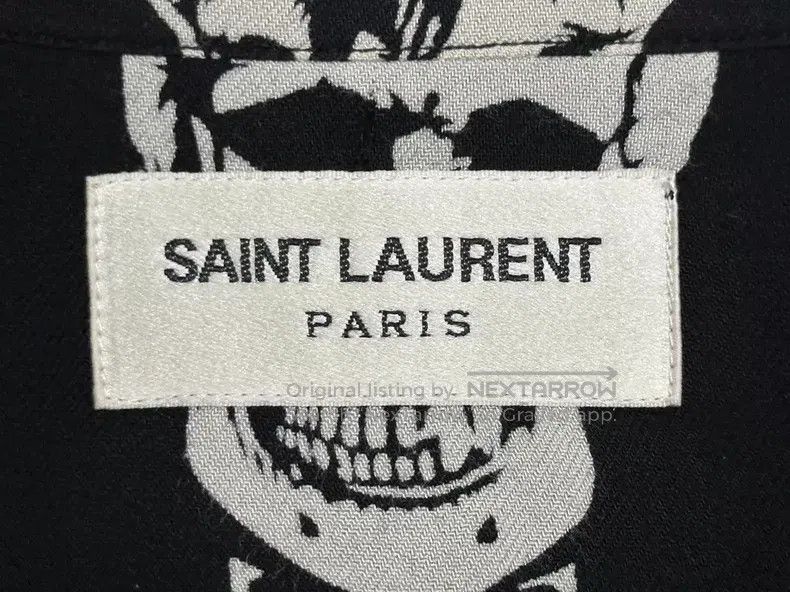 Saint Laurent Paris Saint Laurent Paris Skull Shirt i Size S / US 4 / IT 40 - 3 Thumbnail
