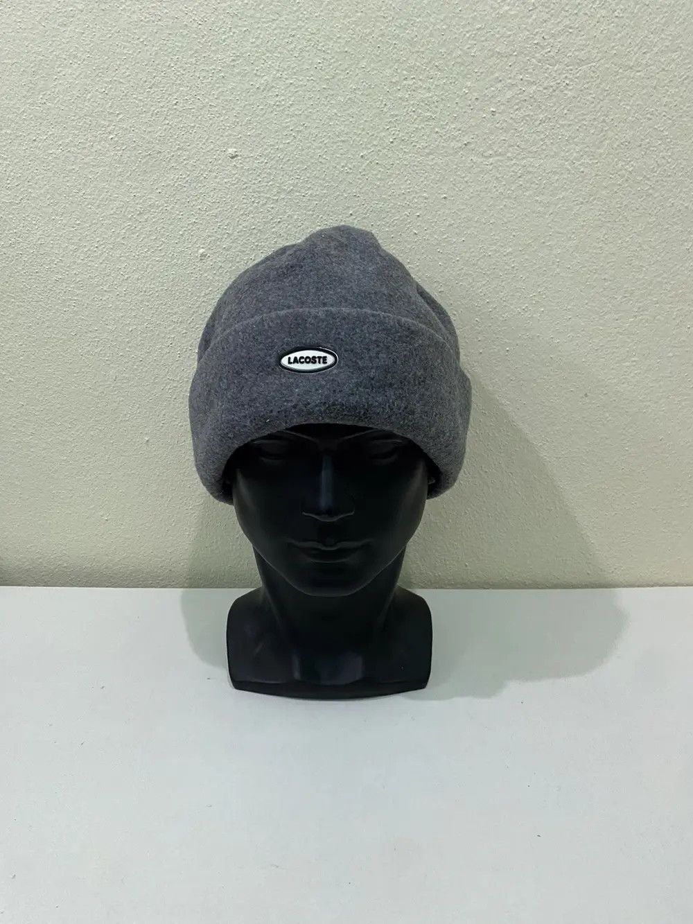 Lacoste × Polartec × Vintage Lacoste Polartec Small Logo Beanie Hat Size ONE SIZE - 2 Thumbnail