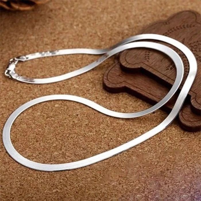 Sterling Silver Blade Chain Necklace Size ONE SIZE - 2 Thumbnail