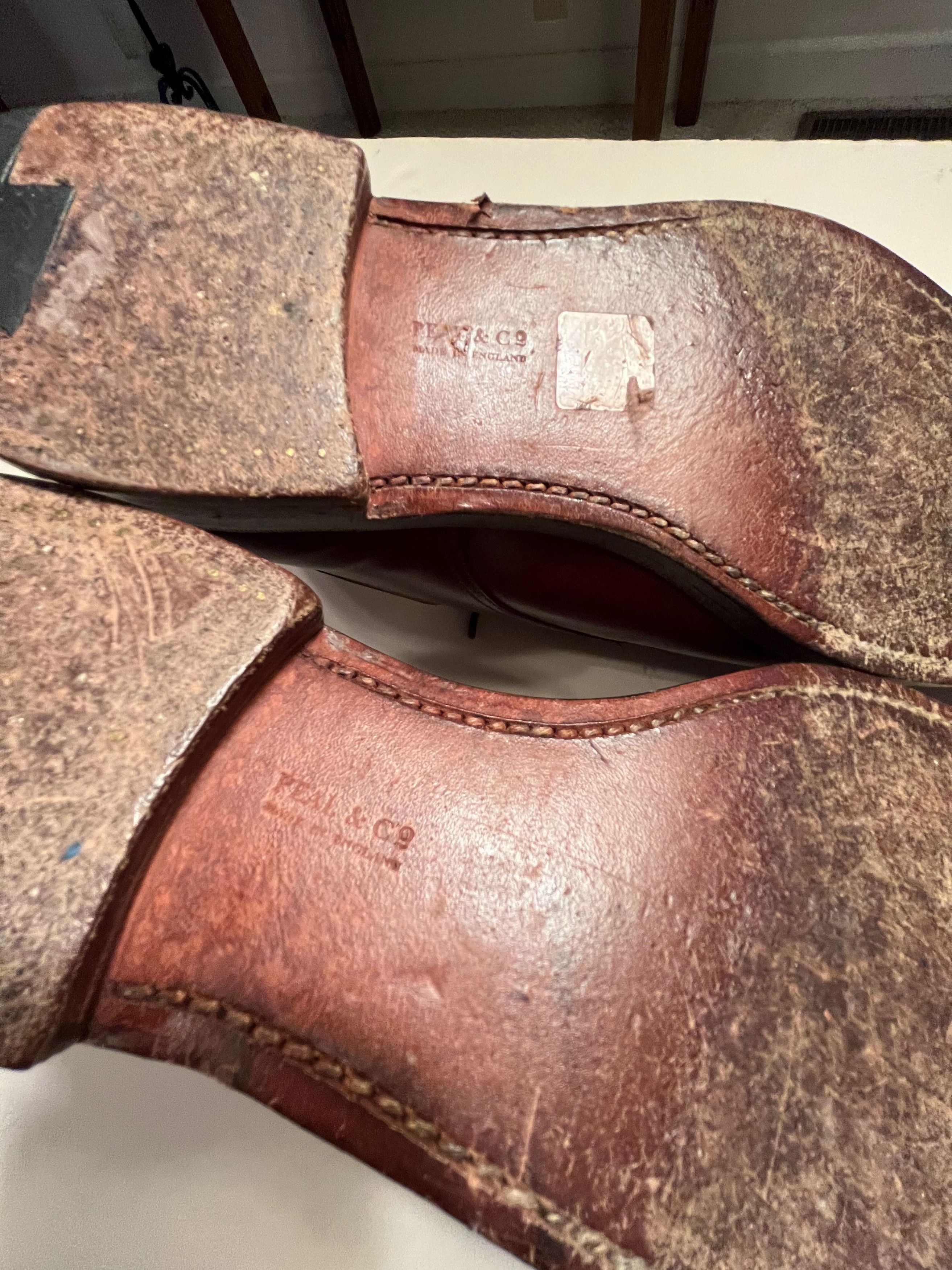 Peal And Co Brooks Brothers X PEAL & CO DERBYS (2nd Pair) Size US 10 / EU 43 - 9 Thumbnail