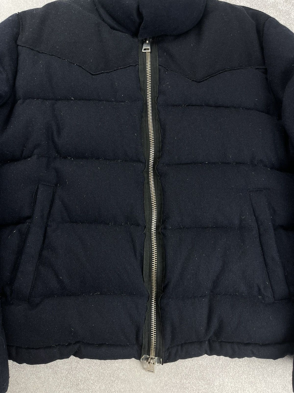 AMI AMI Alexandre Mattiussi Wool Down Jacket Navy Blue Size XL Size US XL / EU 56 / 4 - 5 Thumbnail