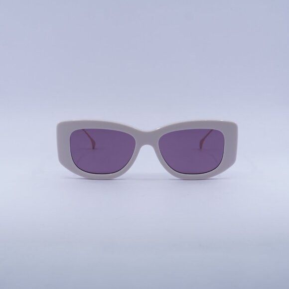 Gucci Gucci GG1566S 003 Sunglasses Ivory/Gold Rectangle Frame Size ONE SIZE - 3 Thumbnail