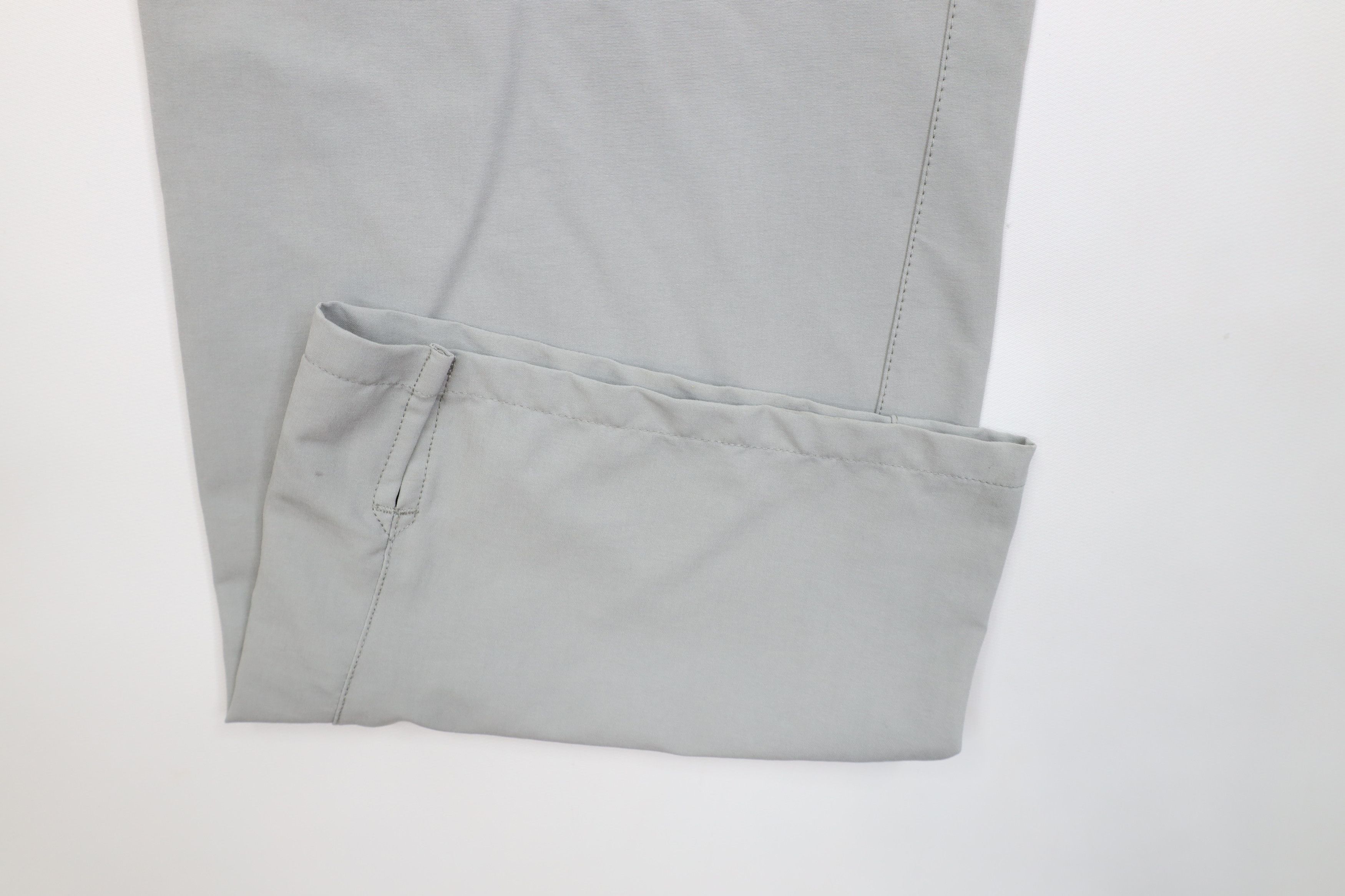 Oakley Vintage Oakley Stretch Wide Leg Chino Pants Trousers Gray Size US 34 / EU 50 - 6 Thumbnail