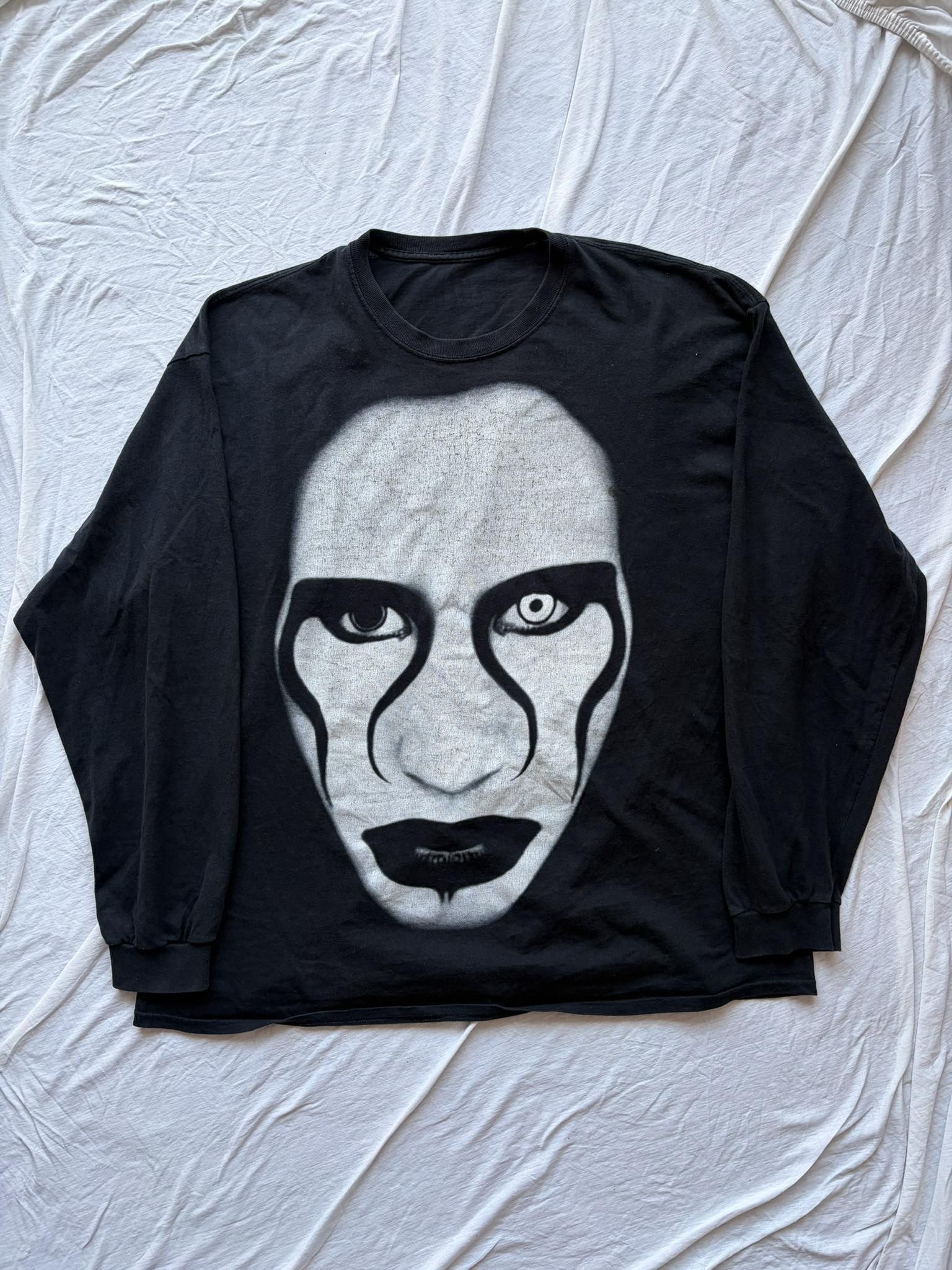 Band Tees Marilyn Manson mechanical animals era Face ls 90's Size US XL / EU 56 / 4 - 1 Thumbnail