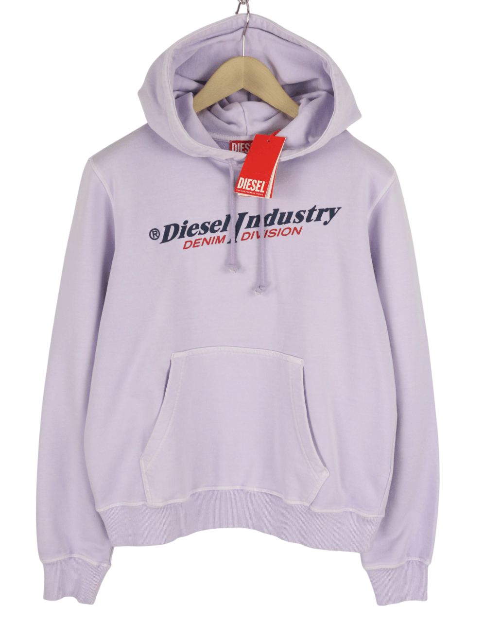 Diesel S-GINN-HOOD-IND M Purple Kangaroo Long Sleeve Hoodie 40358 Size US M / EU 48-50 / 2 - 1 Thumbnail