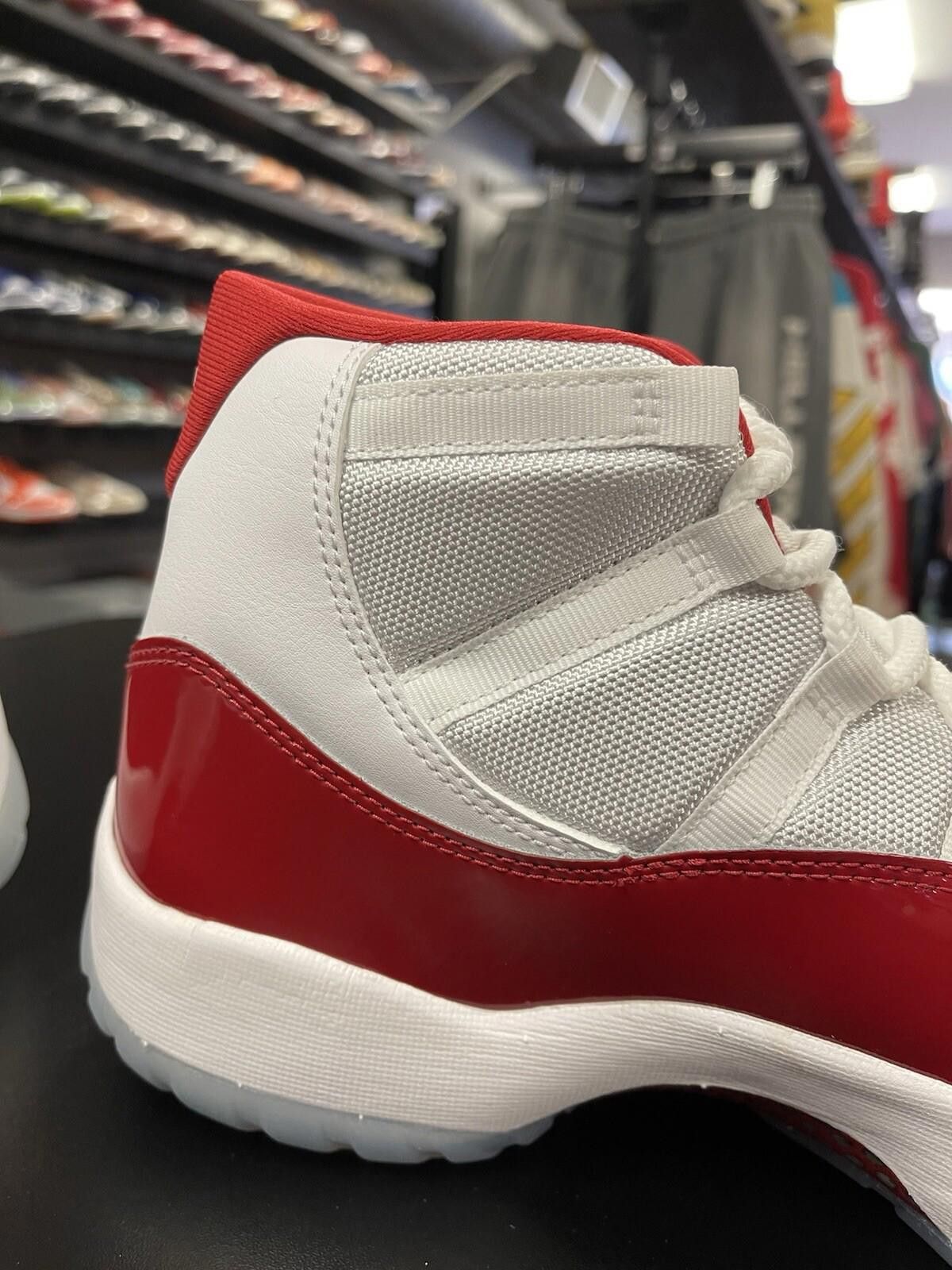 Jordan Brand Size 12 - Air Jordan 11 Cherry Retro Varsity Red White Size US 12 / EU 45 - 5 Thumbnail