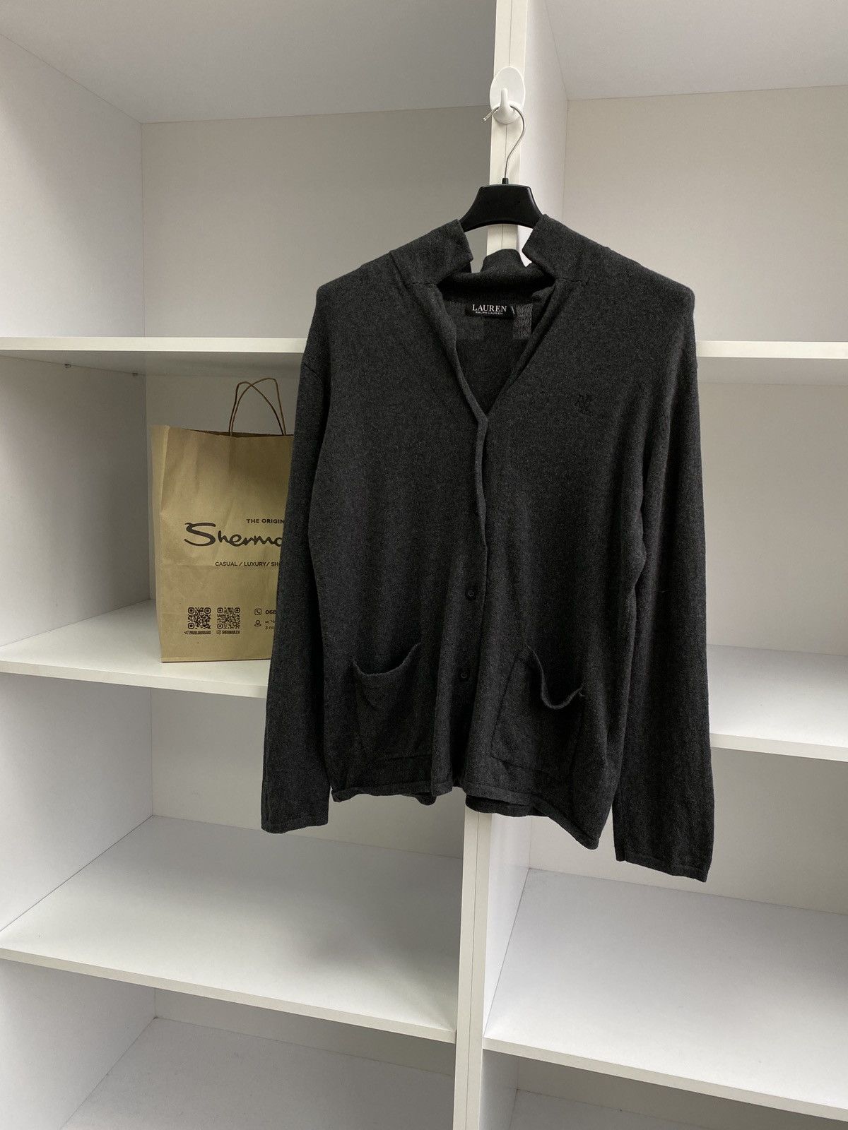 Ralph Lauren × Vintage Vintage Ralph Lauren Cardigan Cashmere Size US M / EU 48-50 / 2 - 4 Thumbnail