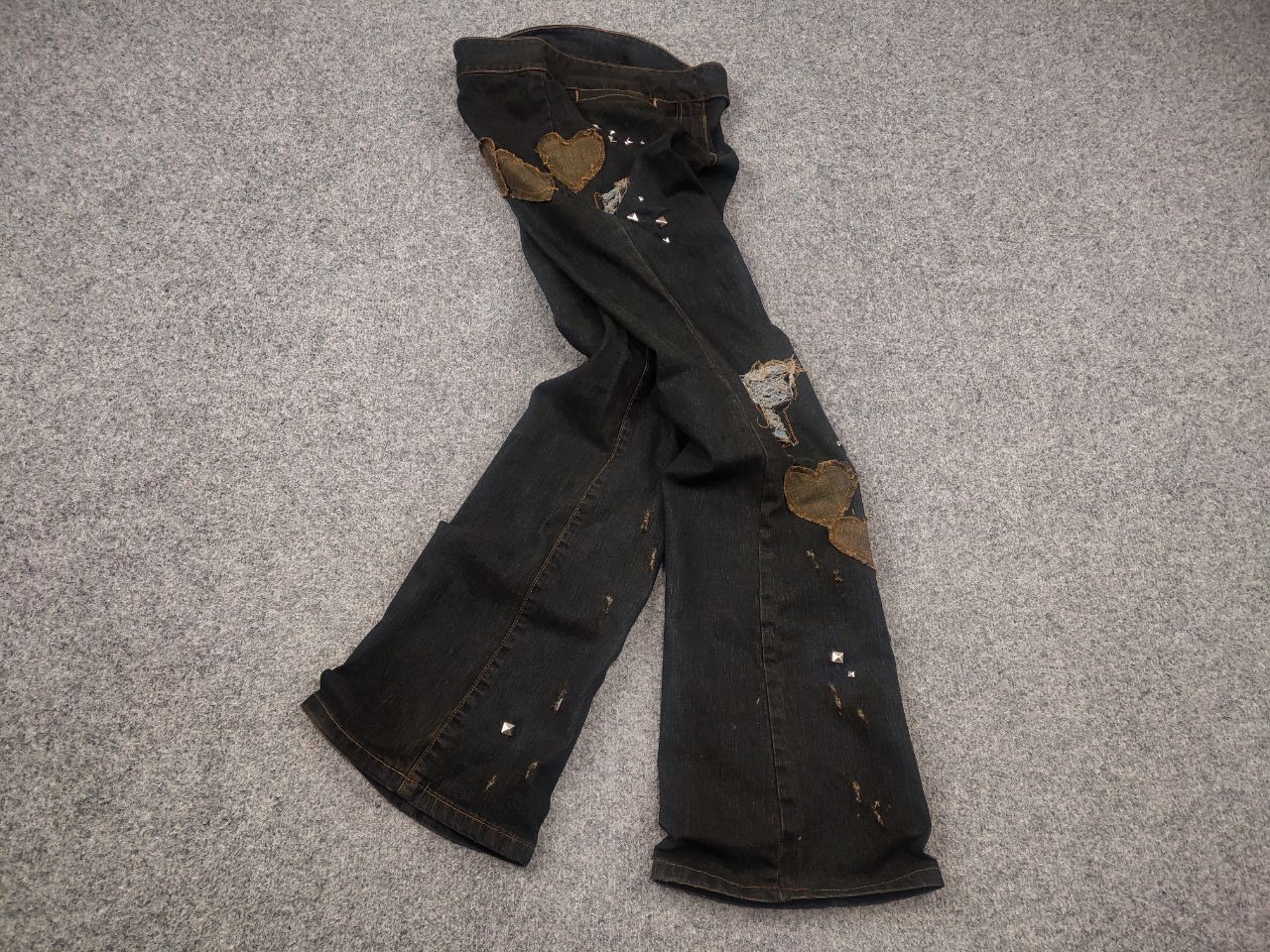 If Six Was Nine Vintage LGB Y2K Flared Low Rise Denim Jeans if six was nine Size 30" / US 8 / IT 44 - 3 Thumbnail