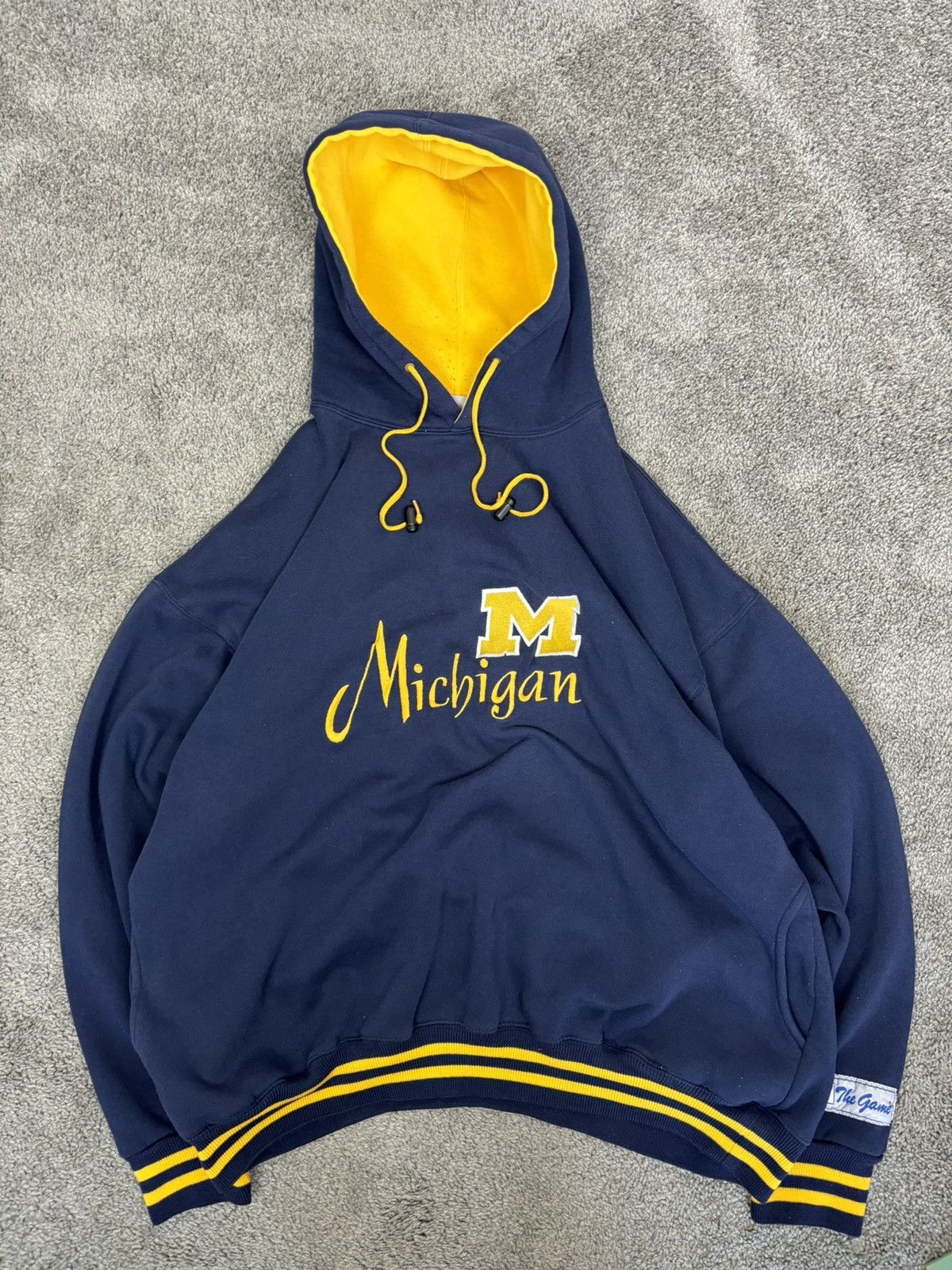 The Game Vintage the game u of m maize and blue hoodie Size US XL / EU 56 / 4 - 1 Thumbnail