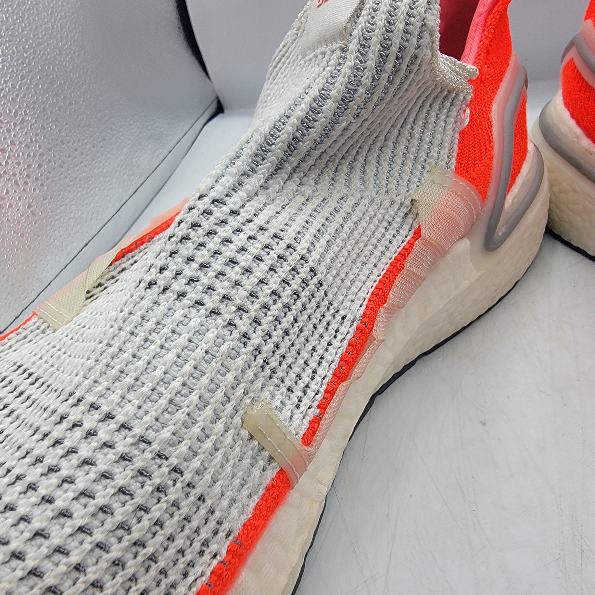 Adidas Adidas Ultraboost 19 Mens 14 White Orange Sneaker Shoes Athl Size US 14 / EU 47 - 9 Thumbnail