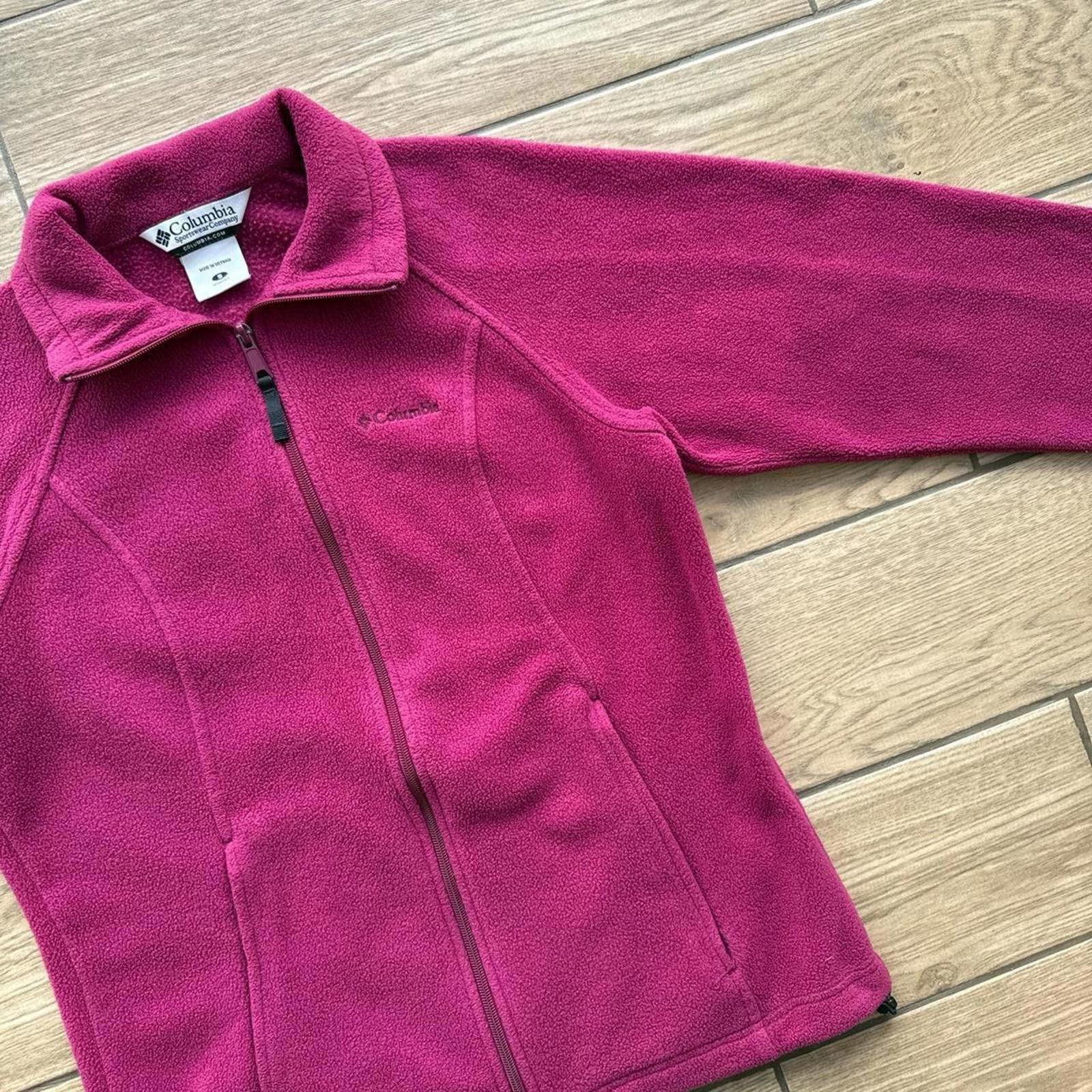 Columbia Y2K Columbia Pink Fleece Jacket Size S / US 4 / IT 40 - 4 Thumbnail