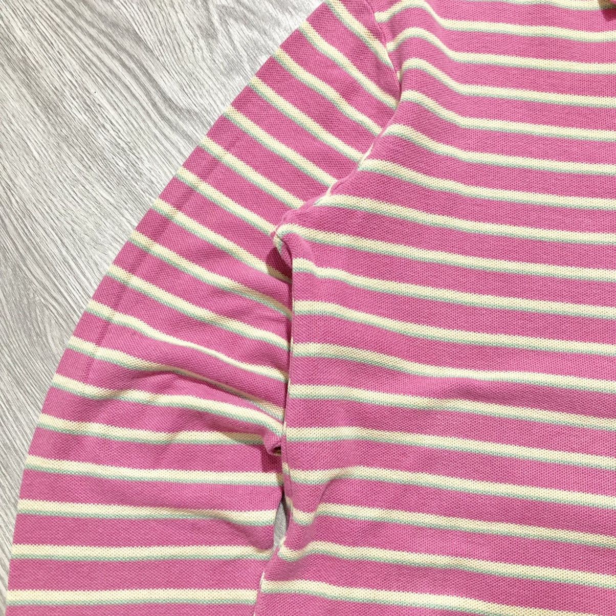 Polo Ralph Lauren Vintage Polo Ralph Lauren Striped Rugby Shirt Pink Size US M / EU 48-50 / 2 - 6 Thumbnail