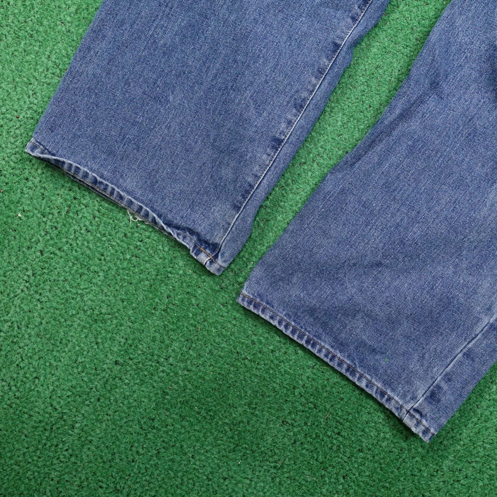 Polo Ralph Lauren Vintage Polo Ralph Lauren Jeans Co Men's Relaxed Fit 38x30 Blue Cotton Zip Fly Baggy Straight Denim Jeans Size US M / EU 48-50 / 2 - 4 Thumbnail
