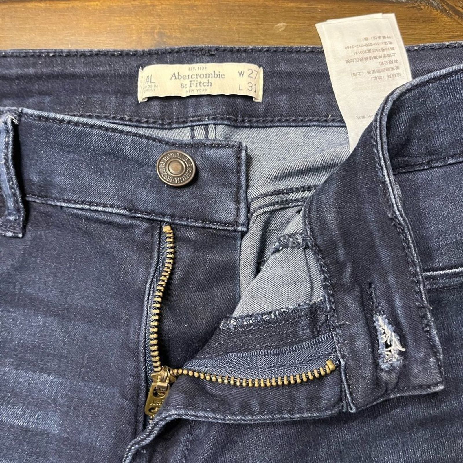 Abercrombie & Fitch Abercrombie and Fitch Full Length Denim Jeggings Size 25" / US 0 / IT 36 - 5 Thumbnail