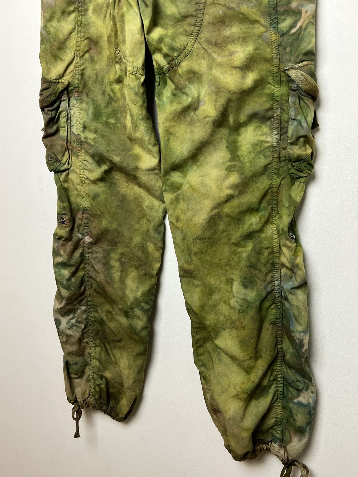 Giorgio Armani armani tie dye cargo camo multipocket army pants Size US 28 / EU 44 - 11 Thumbnail