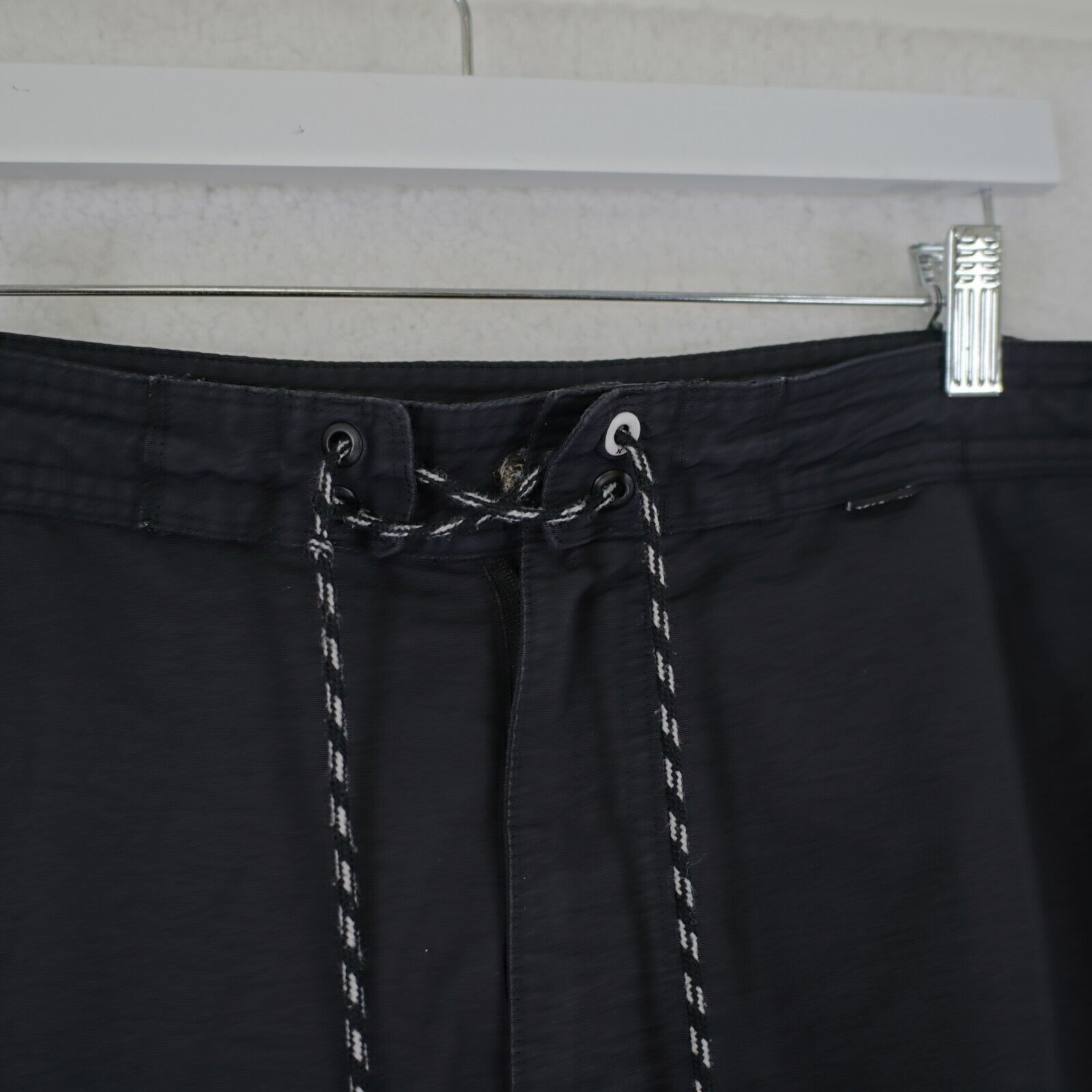Hurley Hurley Black Drawstring Thick Swim Trunks Material Shorts 38 Size US 38 / EU 54 - 3 Thumbnail
