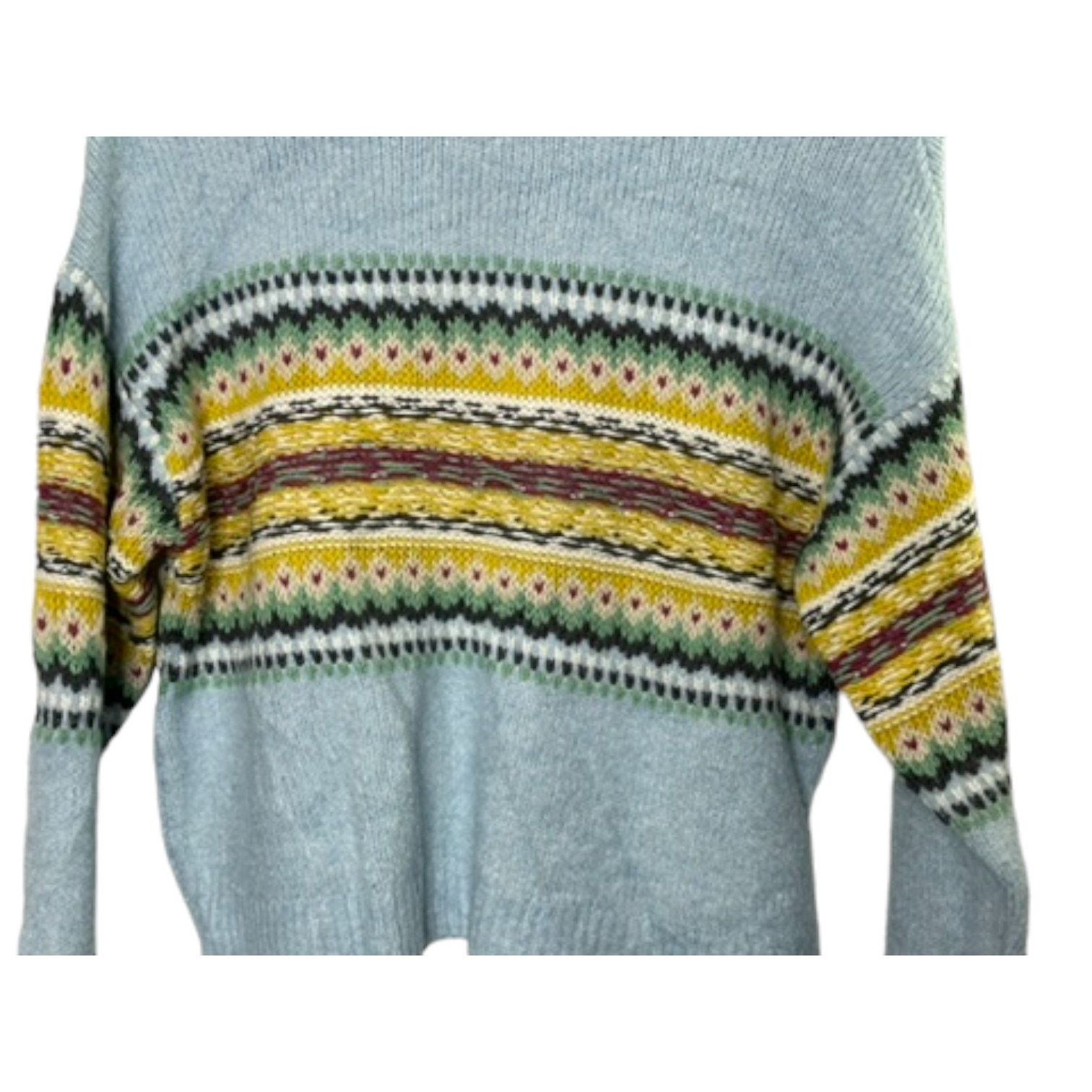 Pull & Bear Pull & Bear Blue Knit Cropped Sweater EU Small US 4 Size US S / EU 44-46 / 1 - 6 Thumbnail