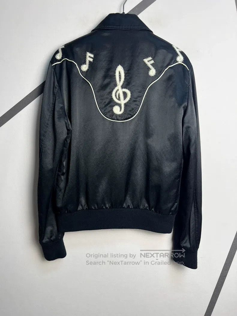 Saint Laurent Paris Saint Laurent Paris Music Note Embroidered Jacket Size US S / EU 44-46 / 1 - 2 Thumbnail