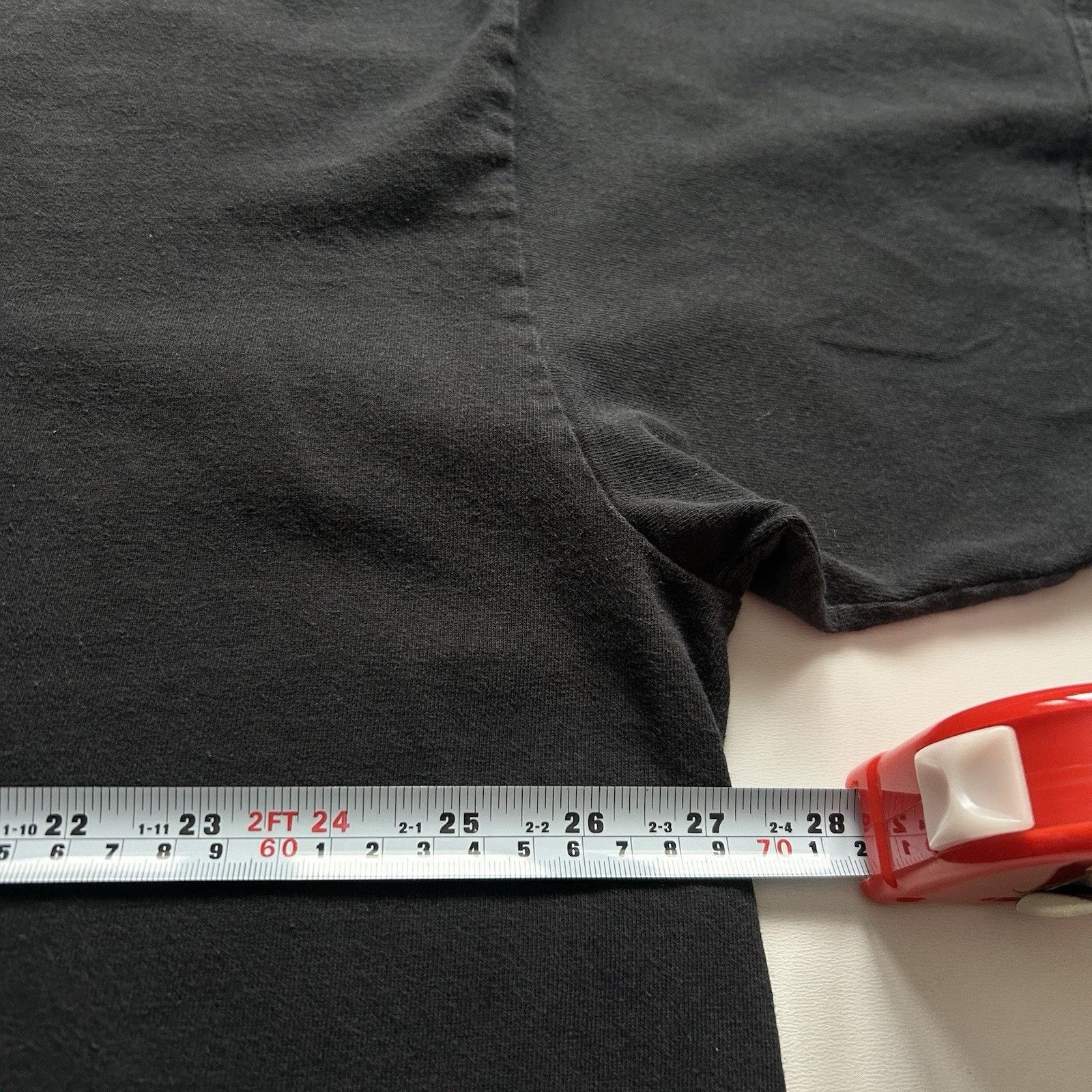 Nike Vintage Nike T Shirt Size 3XL Faded Black Y2K Center Swoosh Size US XXL / EU 58 / 5 - 4 Thumbnail