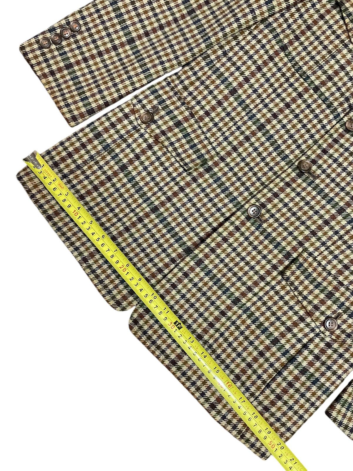 Yves Saint Laurent Vintage Yves Saint Laurent Single Breasted Plaid Wool Blazer Size US M / EU 48-50 / 2 - 24 Thumbnail