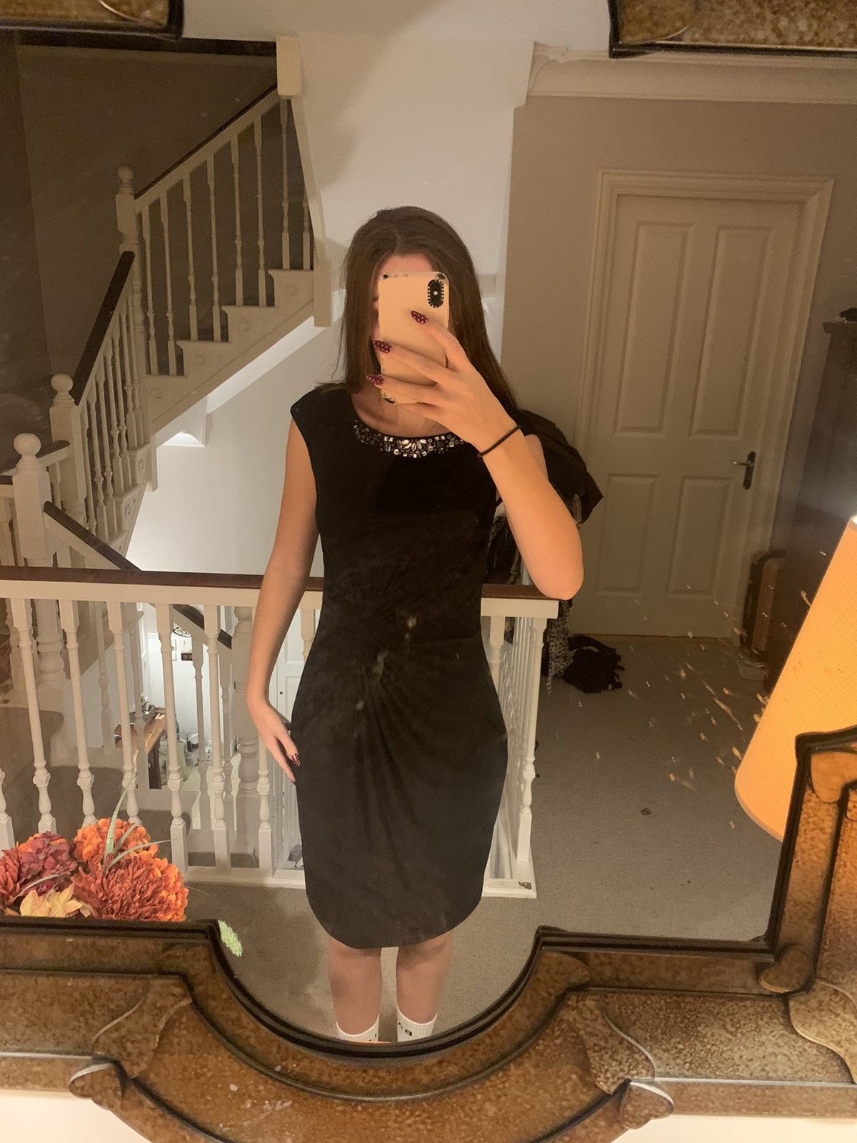Other S.L Fashions Black Midi Dress Size S / US 4 / IT 40 - 2 Thumbnail
