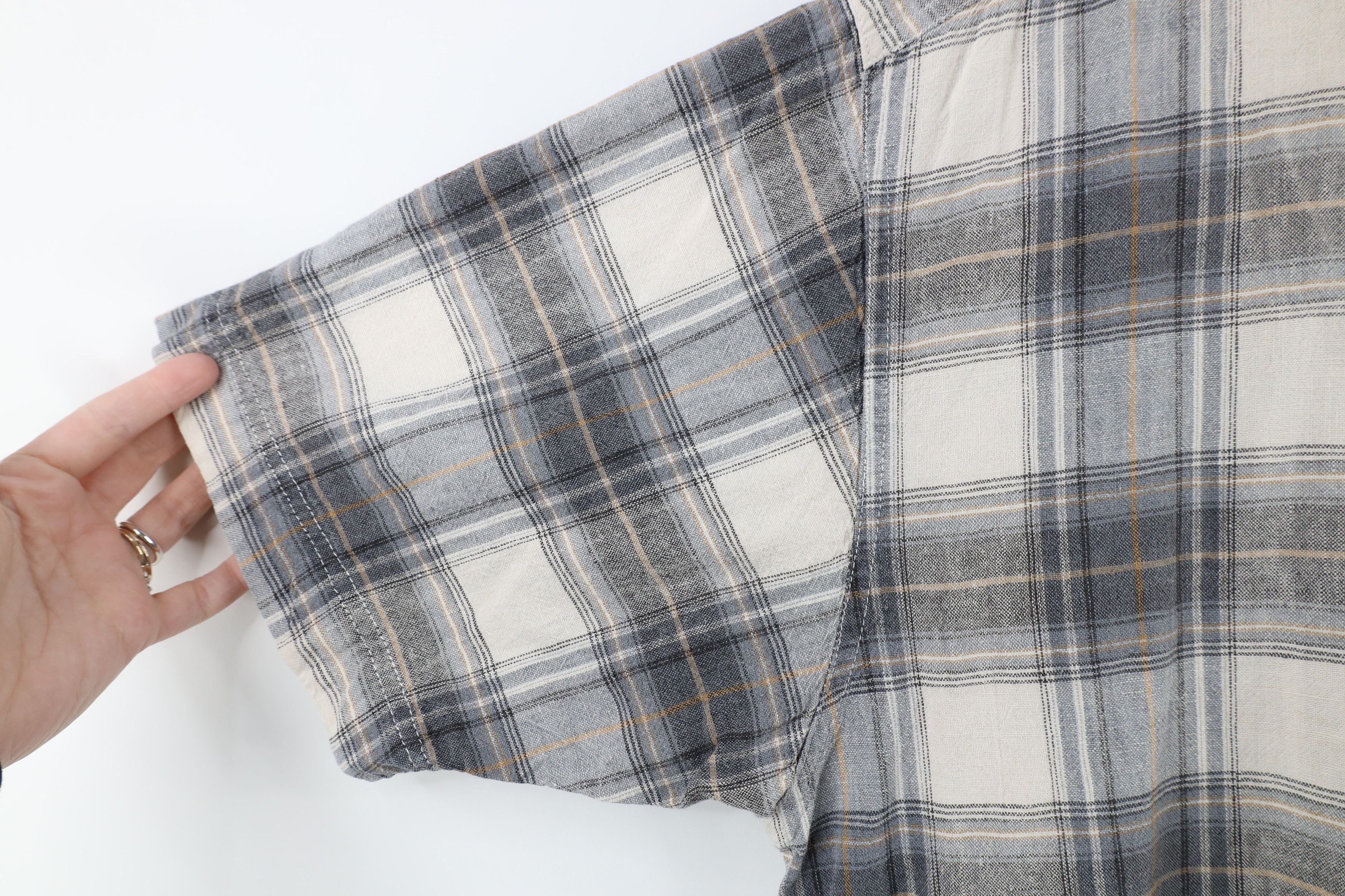 Vintage Vintage 90s Streetwear Blend Baggy Fit Button Shirt Plaid Size US M / EU 48-50 / 2 - 6 Thumbnail
