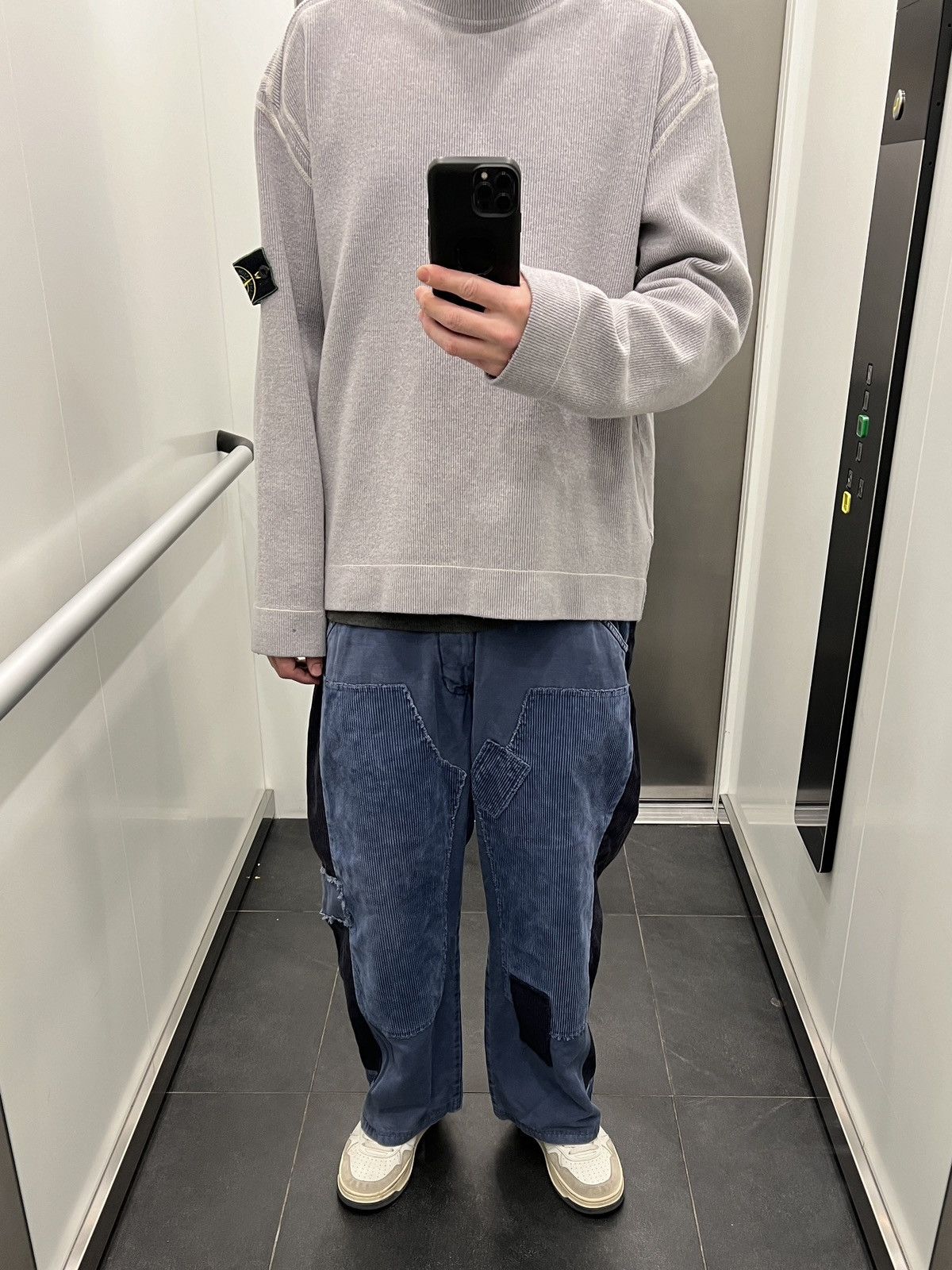 Stone Island stone island 1999 crewneck ribbed sweater archive Size US XL / EU 56 / 4 - 1 Thumbnail