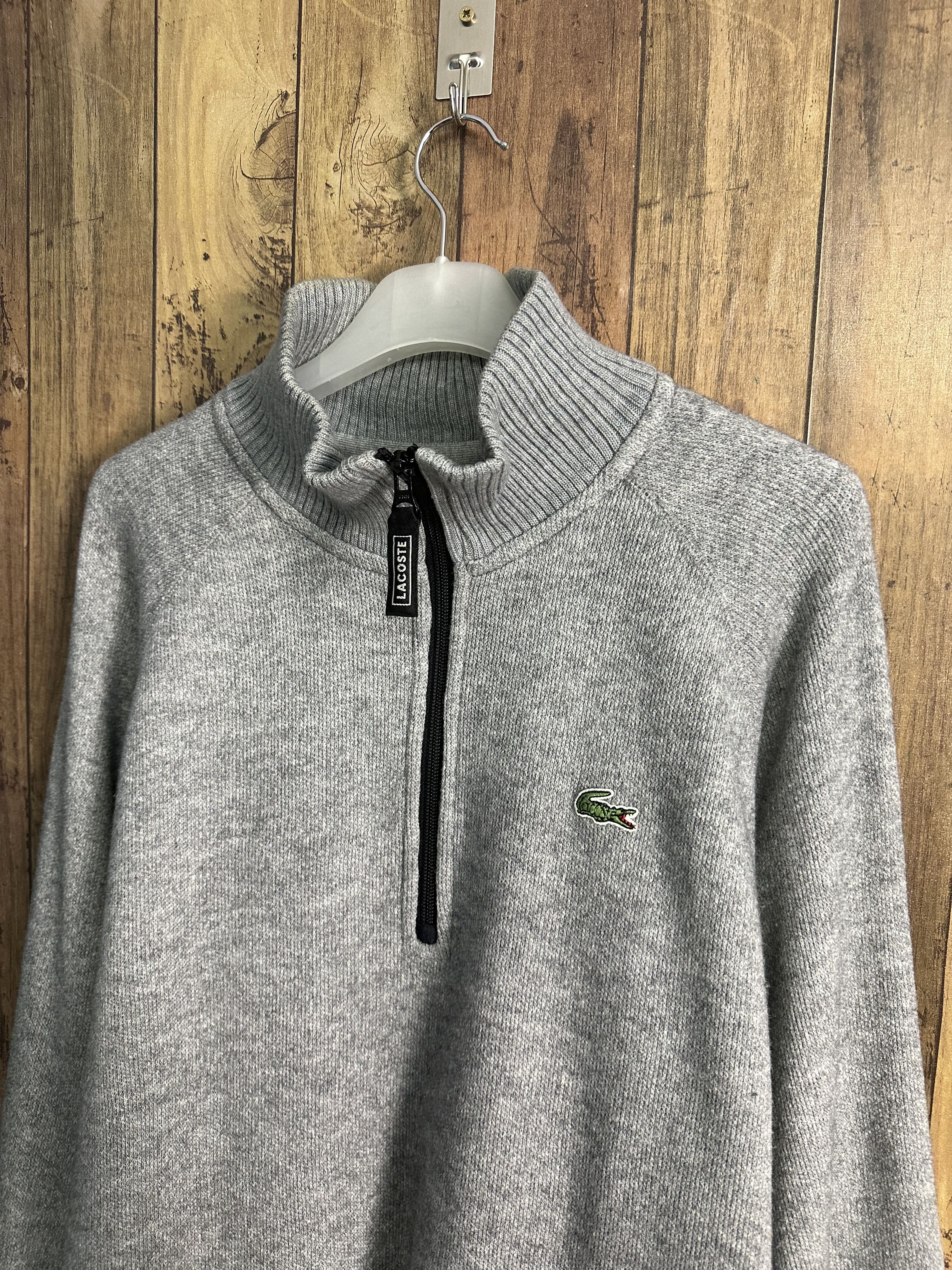 Lacoste Lacoste Knit Half Zipper Vintage Shirt A334 Size US M / EU 48-50 / 2 - 2 Thumbnail