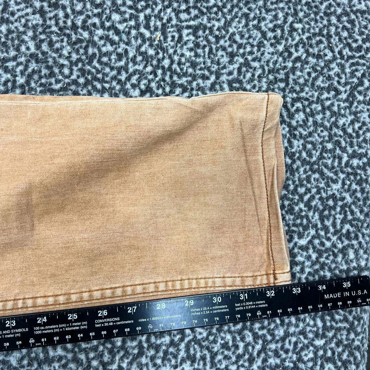 Other Footprint Manufacture Jeans Men 36x33 Brown Denim Pants Size US 36 / EU 52 - 9 Thumbnail